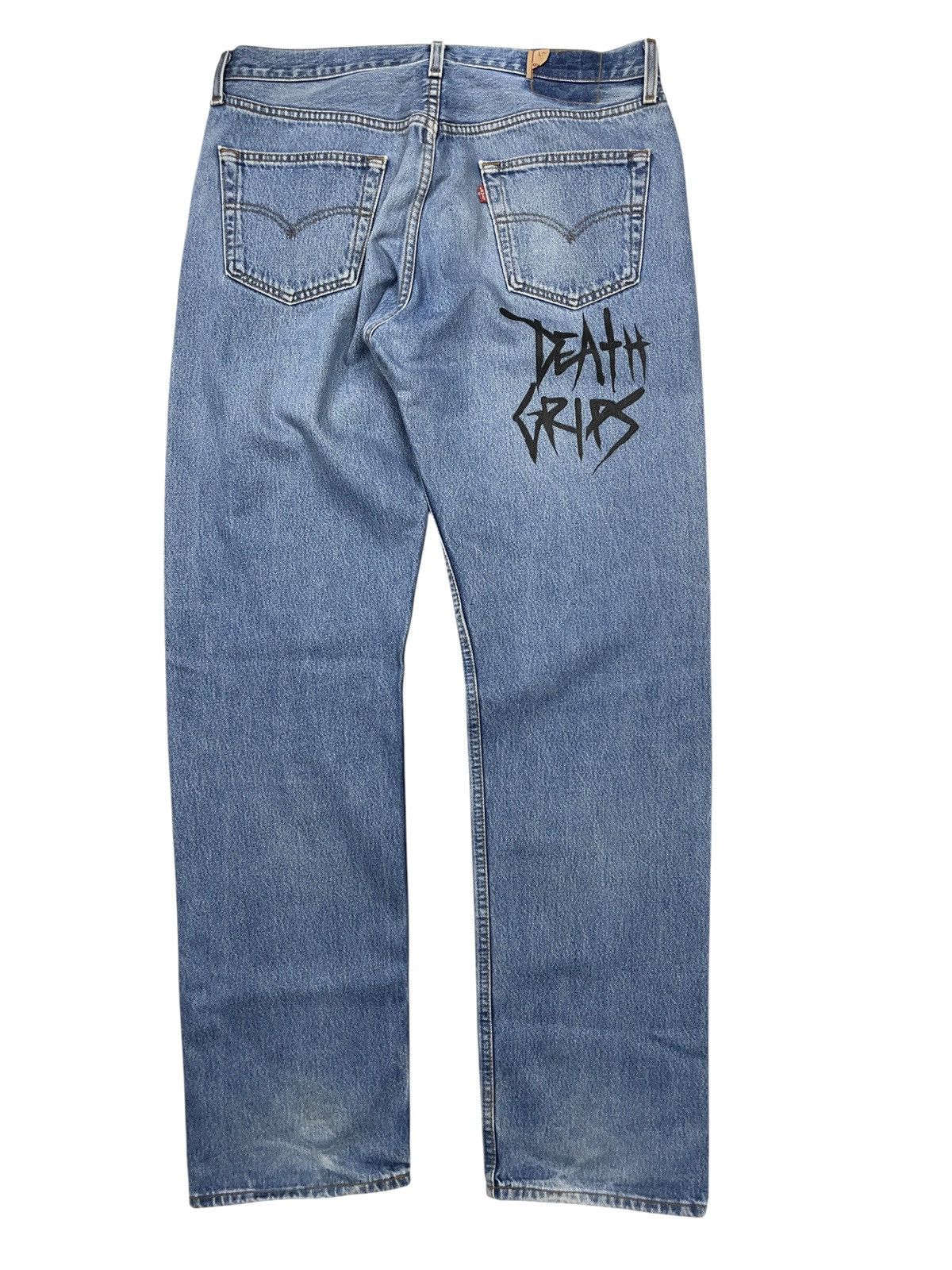 Death Grips Death Grips Custom Made Jeans On Vintage Levi’s 501 Size US 36 / EU 52 - 3 Thumbnail