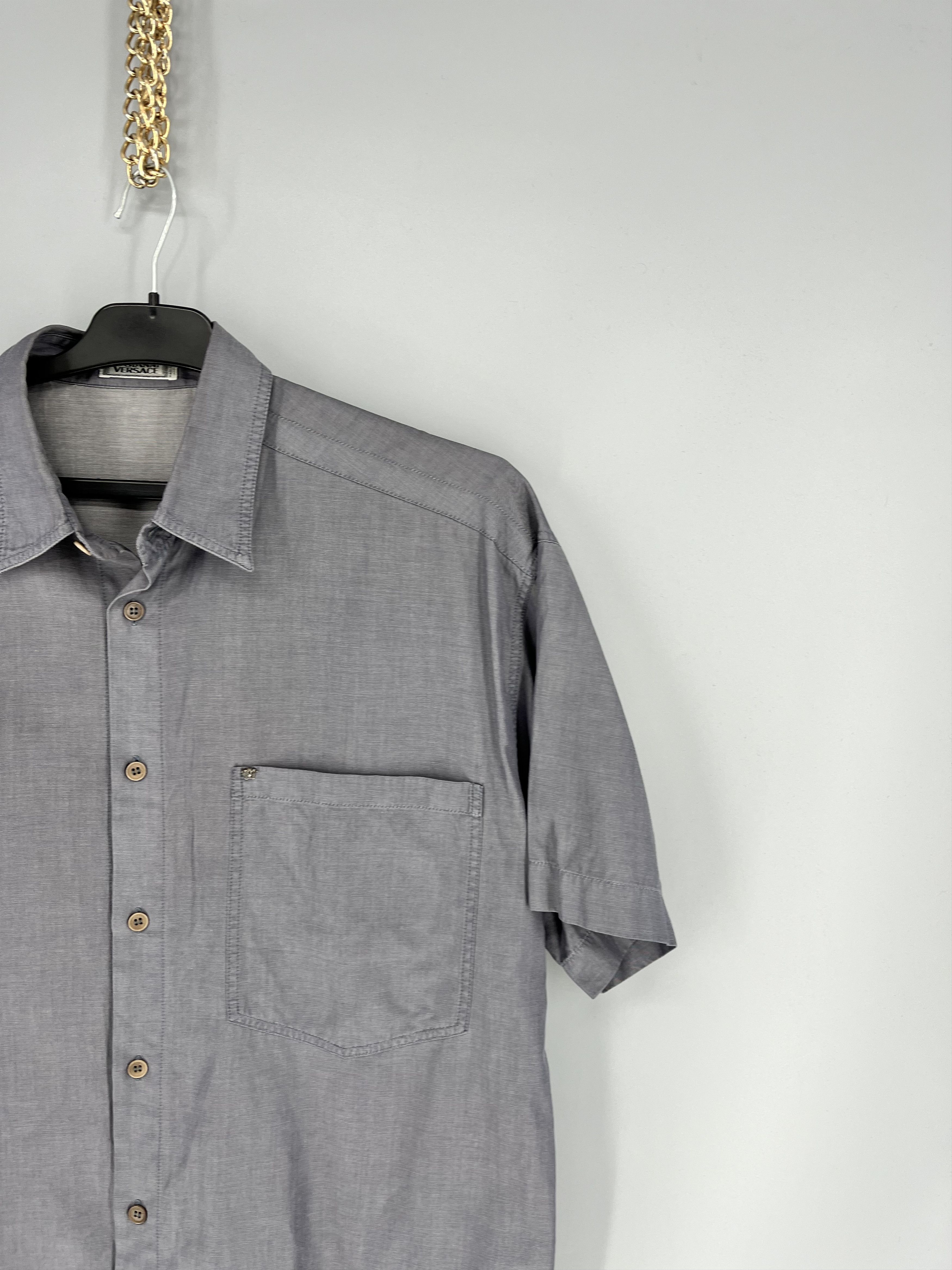 Versace × Vintage Vintage Versace Classic Structure Silk Shirt 90s Size US S / EU 44-46 / 1 - 5 Thumbnail