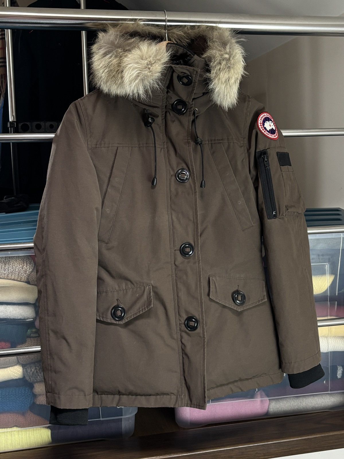 Canada Goose Canada Goose Brown Down Winter Ski Parka Jacket Size XXS / US 00 / IT 34 - 2 Thumbnail