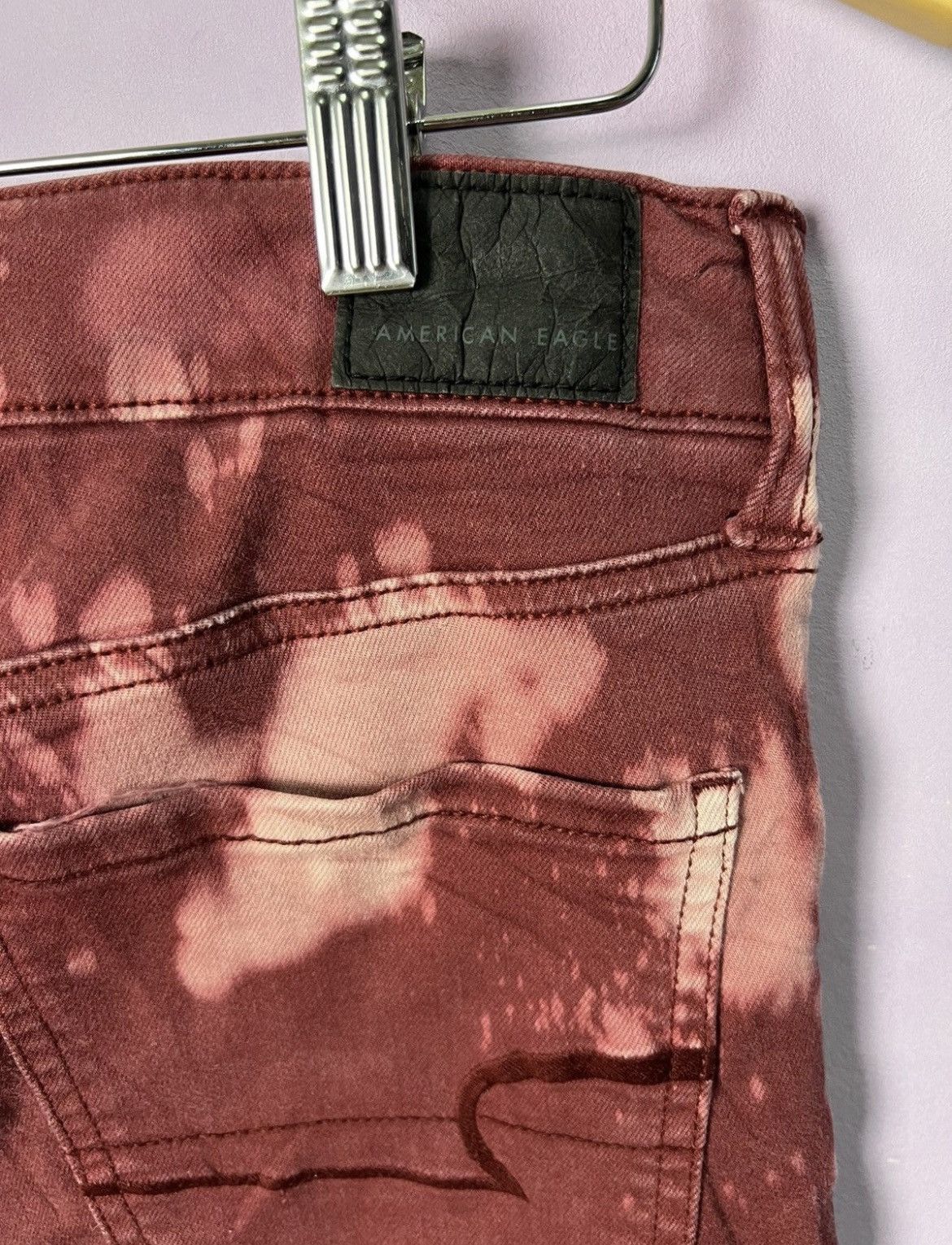American Eagle Outfitters 🔥Rare Tie Dye American Eagle Stretchable Distressed Denim Size US 31 - 16 Thumbnail