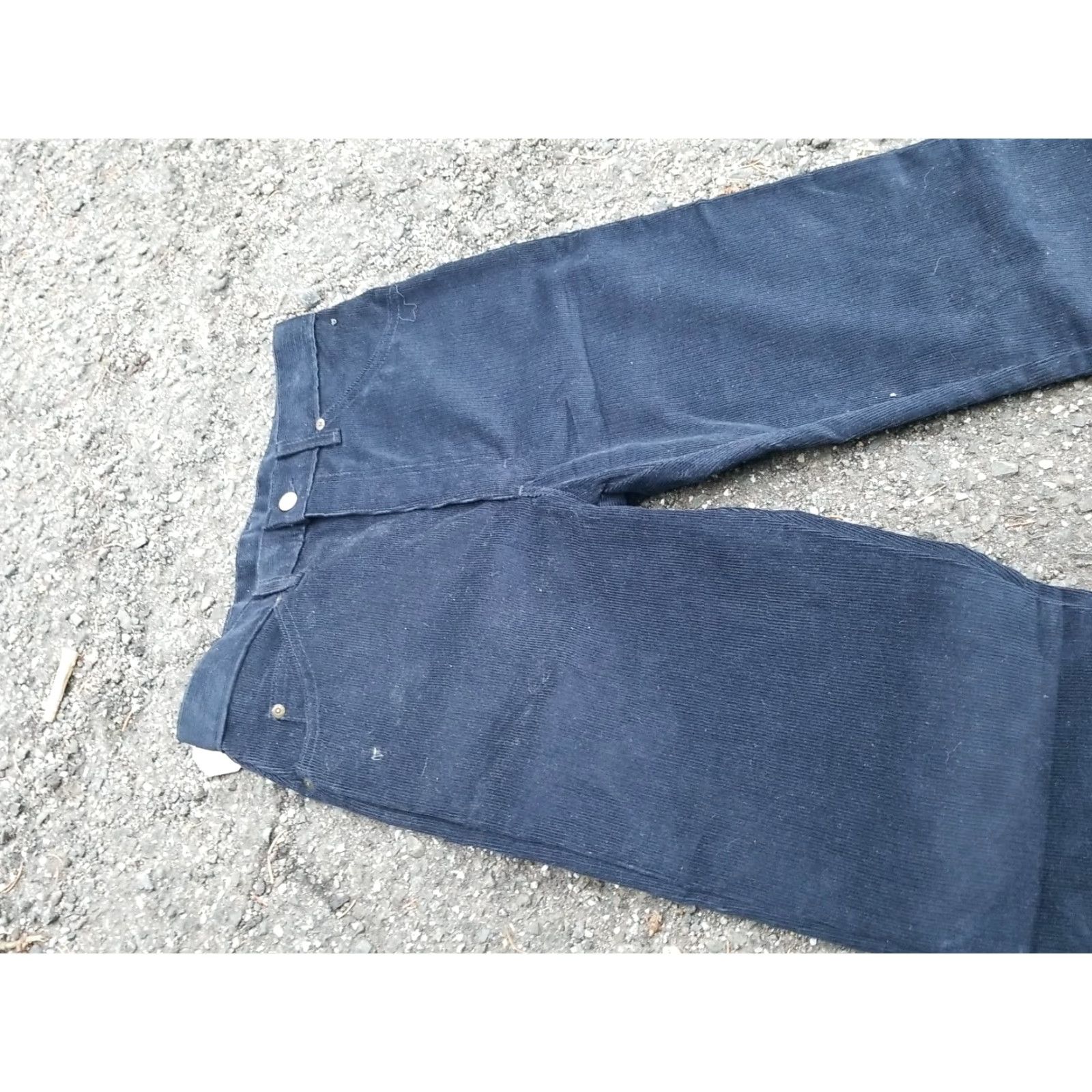 Lee VINTAGE Lee Ultra Cord Navy Corduroy Pants Trim Fit Straight 30x32 Mens Size US 30 / EU 46 - 2 Thumbnail
