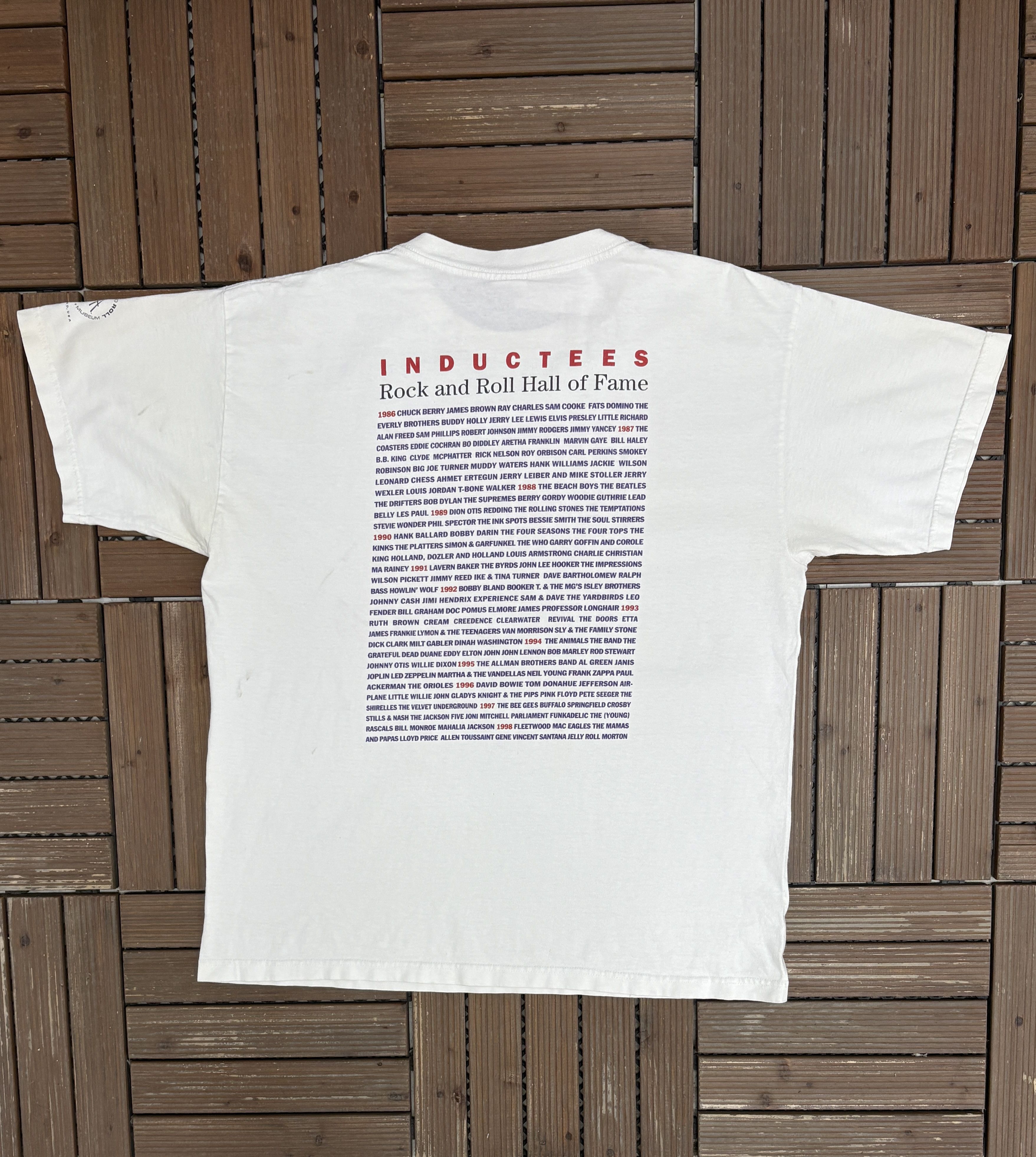 Vintage Rock And Roll Hall Of Fame Museum Vintage T-Shirt Tee Size US XL / EU 56 / 4 - 5 Thumbnail