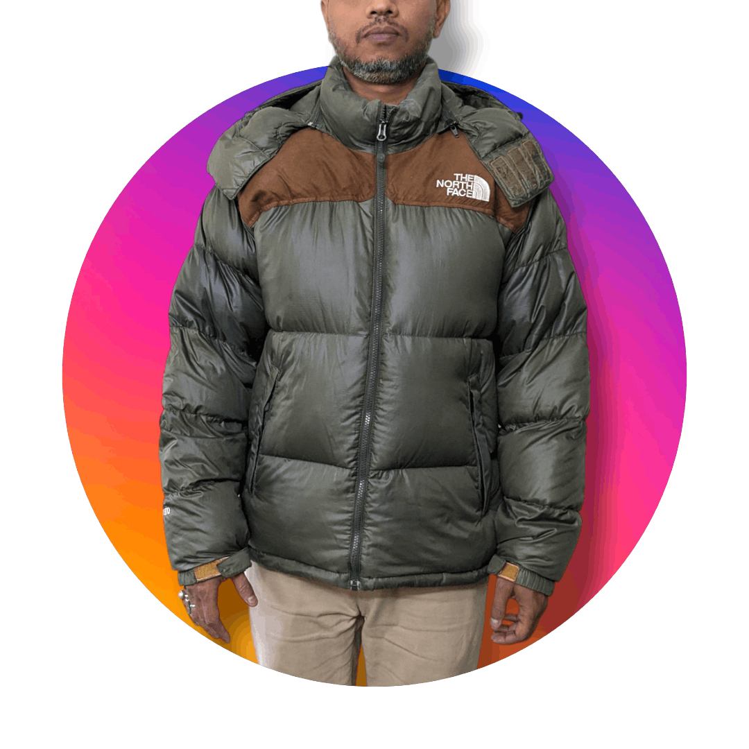 The North Face The North Face 700 1996 retro nuptse puffer green & brown Size US M / EU 48-50 / 2 - 1 Thumbnail