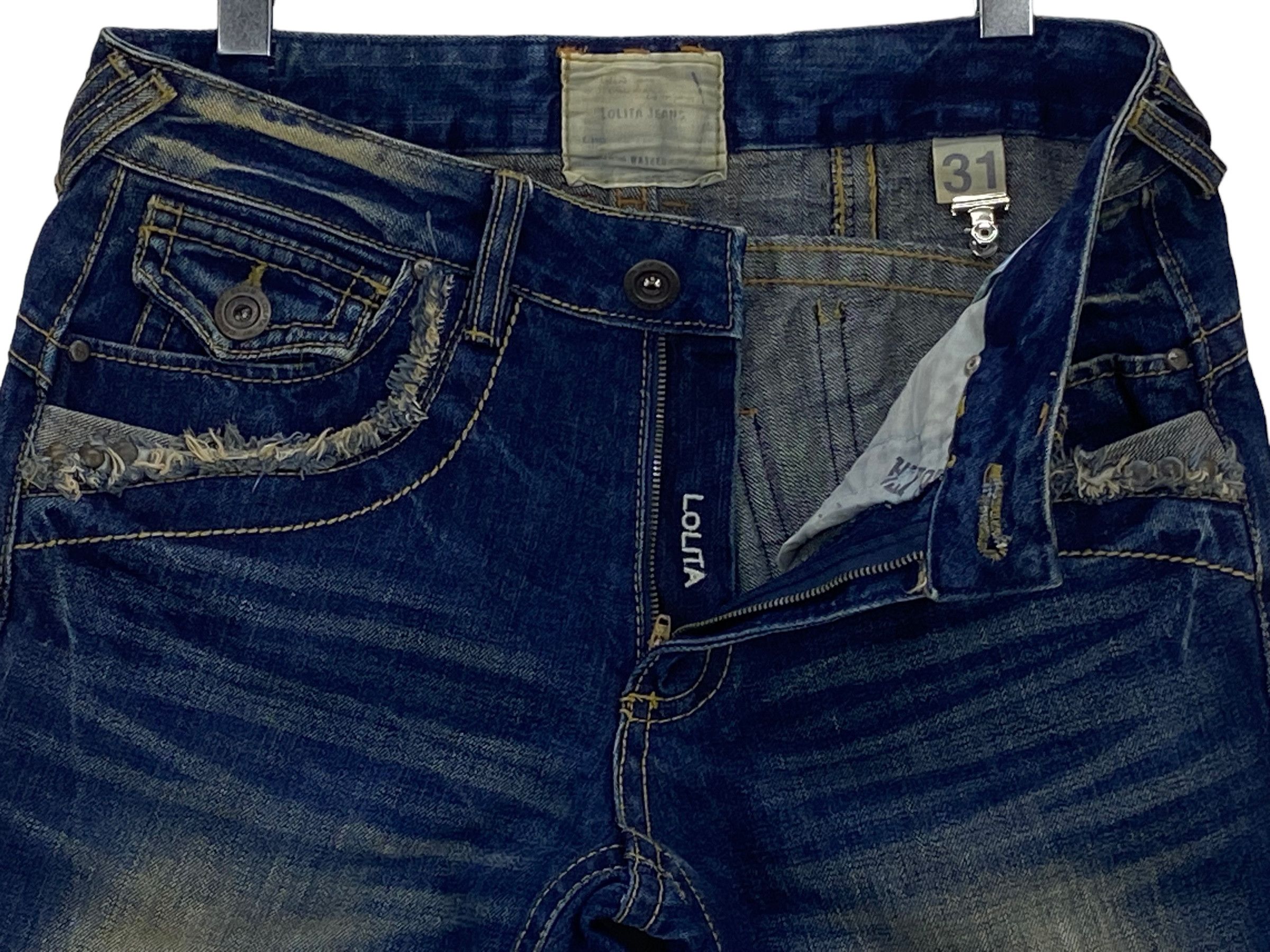 Japanese Brand Lolita Jeans Straight Leg Jeans Size US 31 - 7 Thumbnail