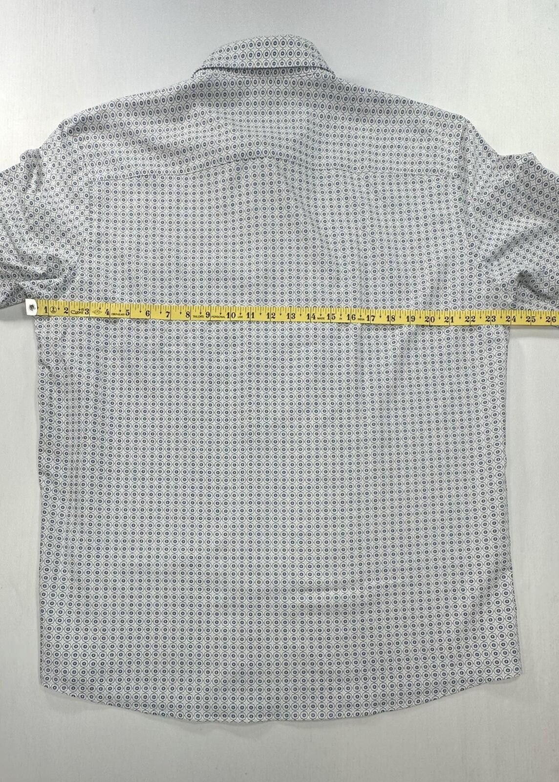 Johnston & Murphy Johnston Murphy Patterned Oxford Button Up Multicolor Mens L Size US L / EU 52-54 / 3 - 4 Thumbnail