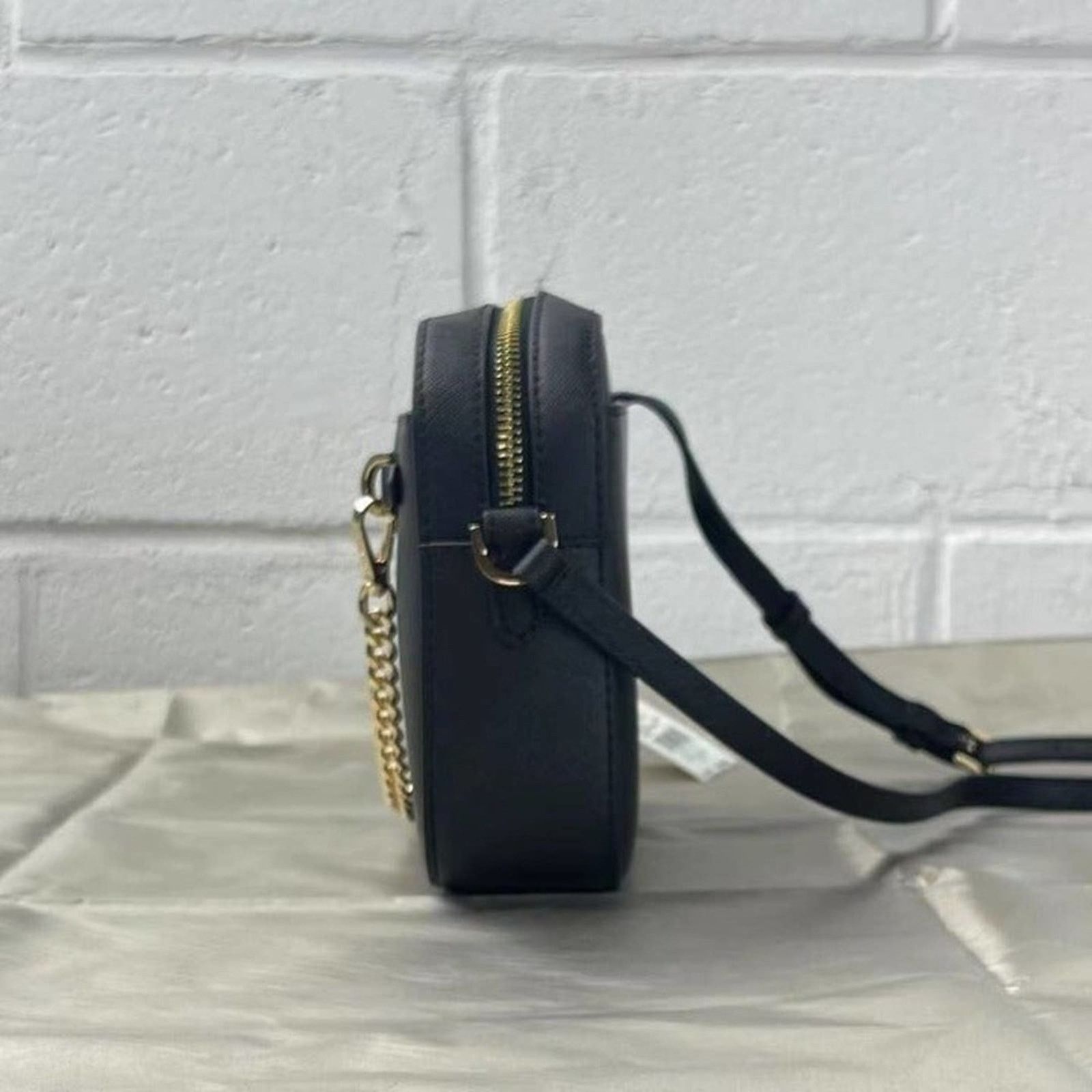 Michael Kors Michael Kors Jet Set Item 35S1GTTC7L LG Zip Chain Bag Black Size ONE SIZE - 3 Thumbnail