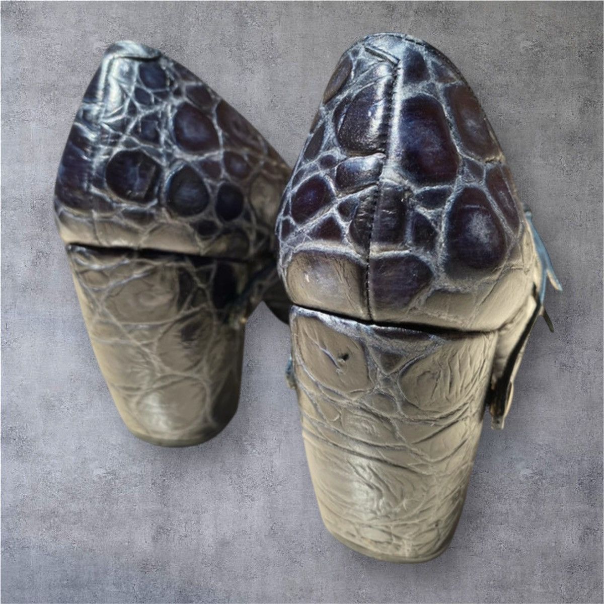 Other MUXART crocodile leather mary janes 38 Size US 7 / IT 37 - 3 Thumbnail