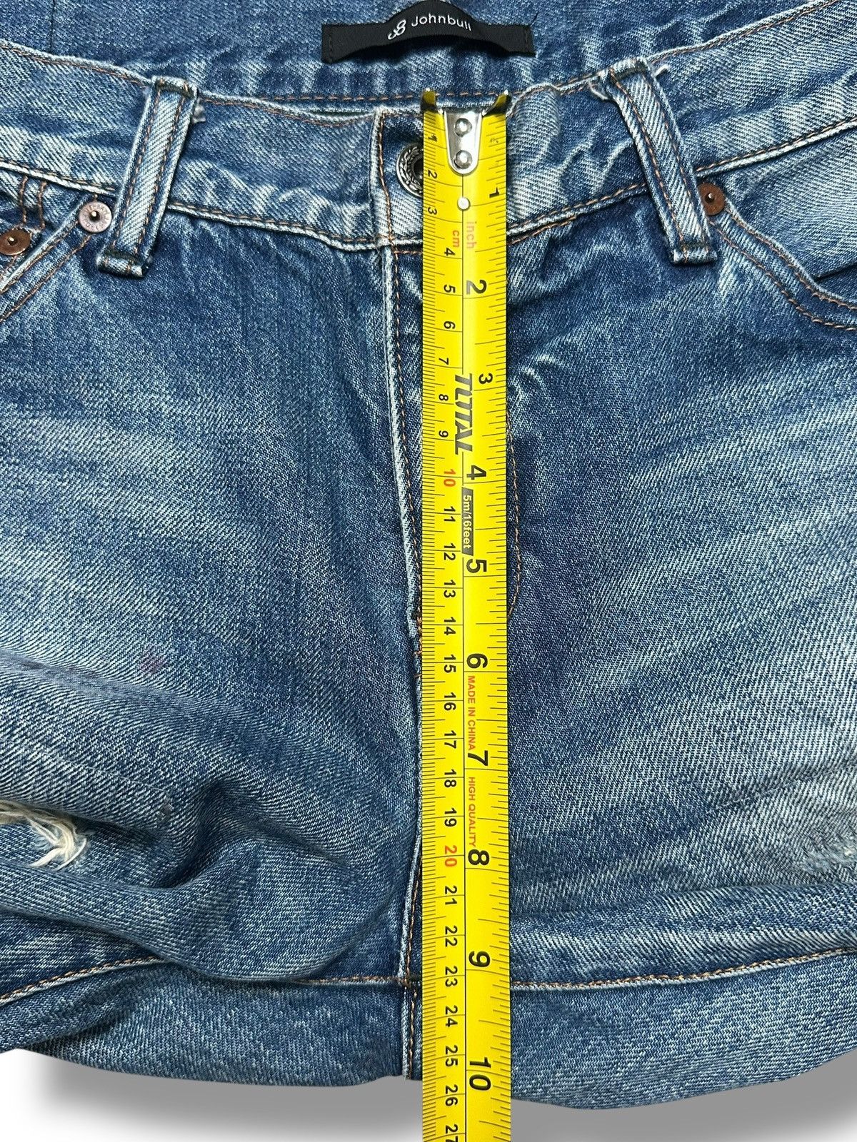 Johnbull Johnbull Selvage Distressed Japan Denim Slimfit Faded Wash Size US 32 / EU 48 - 20 Thumbnail