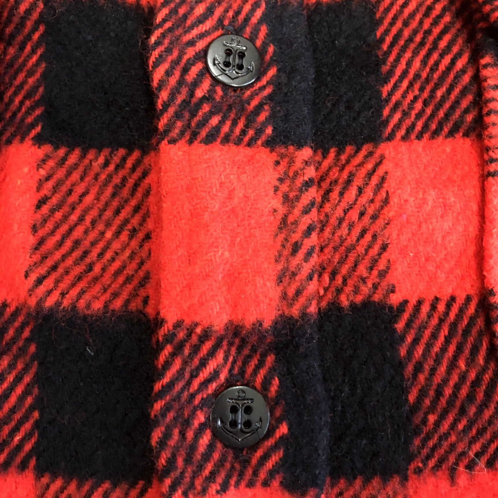 Vintage VINTAGE Monterey Mens Shirt Plaid Flannel Wool Red Black M USA Made Shirt Size US M / EU 48-50 / 2 - 2 Thumbnail