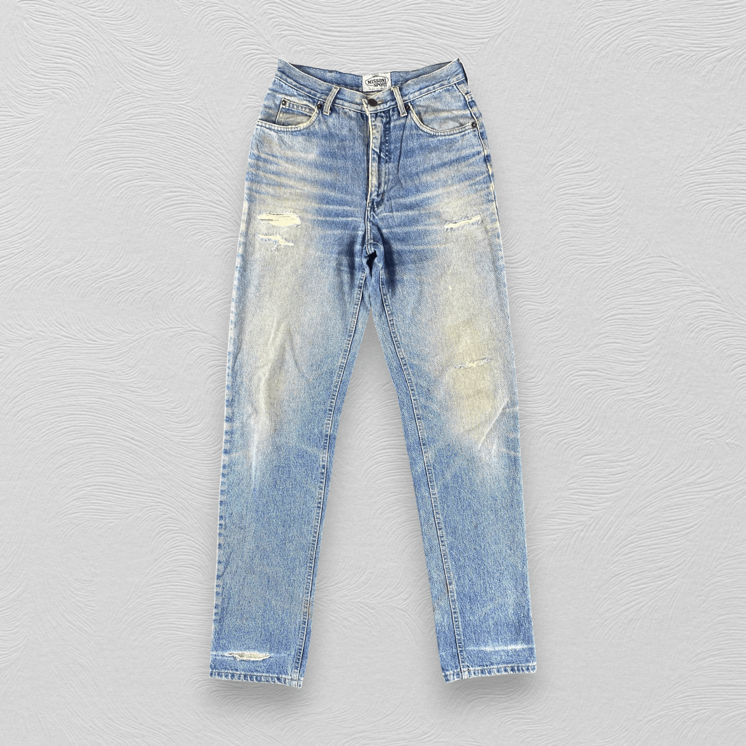 Missoni Vintage 90's Missoni Sport Jeans Light Wash Denim KJ3390 Size US 28 / EU 44 - 1 Thumbnail