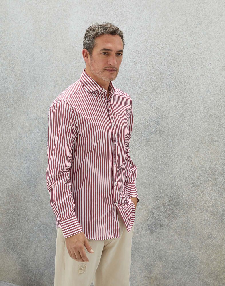 Brunello Cucinelli o1w1db10924 Shirt in Open White Size US XL / EU 56 / 4 - 1 Preview