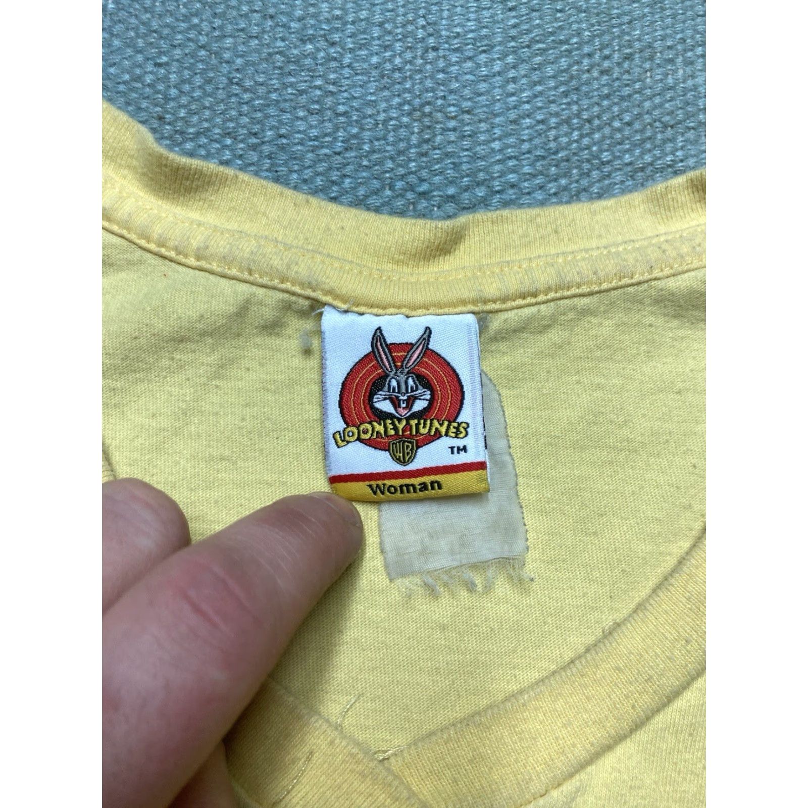 Vintage VINTAGE Tweety Bird Looney Tunes T-Shirt if I Felt Like Smiling V-Neck XXL Women Yellow T-Shirt Bird Tweety Womens XX L Size XXL / US 16-18 / IT 52-54 - 6 Thumbnail