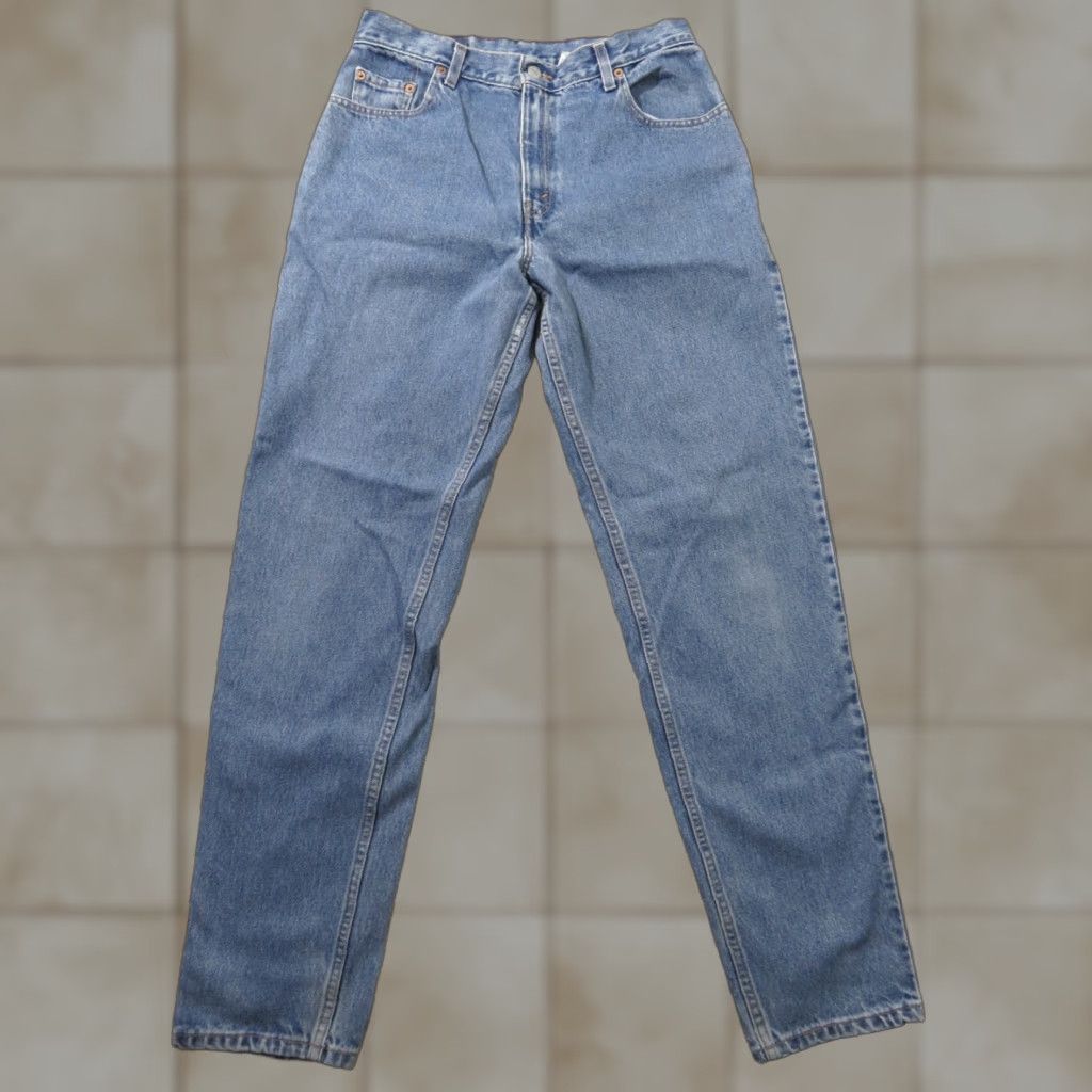 Levi's VINTAGE Levi's 550 Jeans Denim Blue 31x32 Regular Inseam 32 Slim Fit Women 550 Straight 2000 Levis Red Tab Relaxed ลีก 13 JR L Size 34" / US 12 / IT 48 - 1 Thumbnail