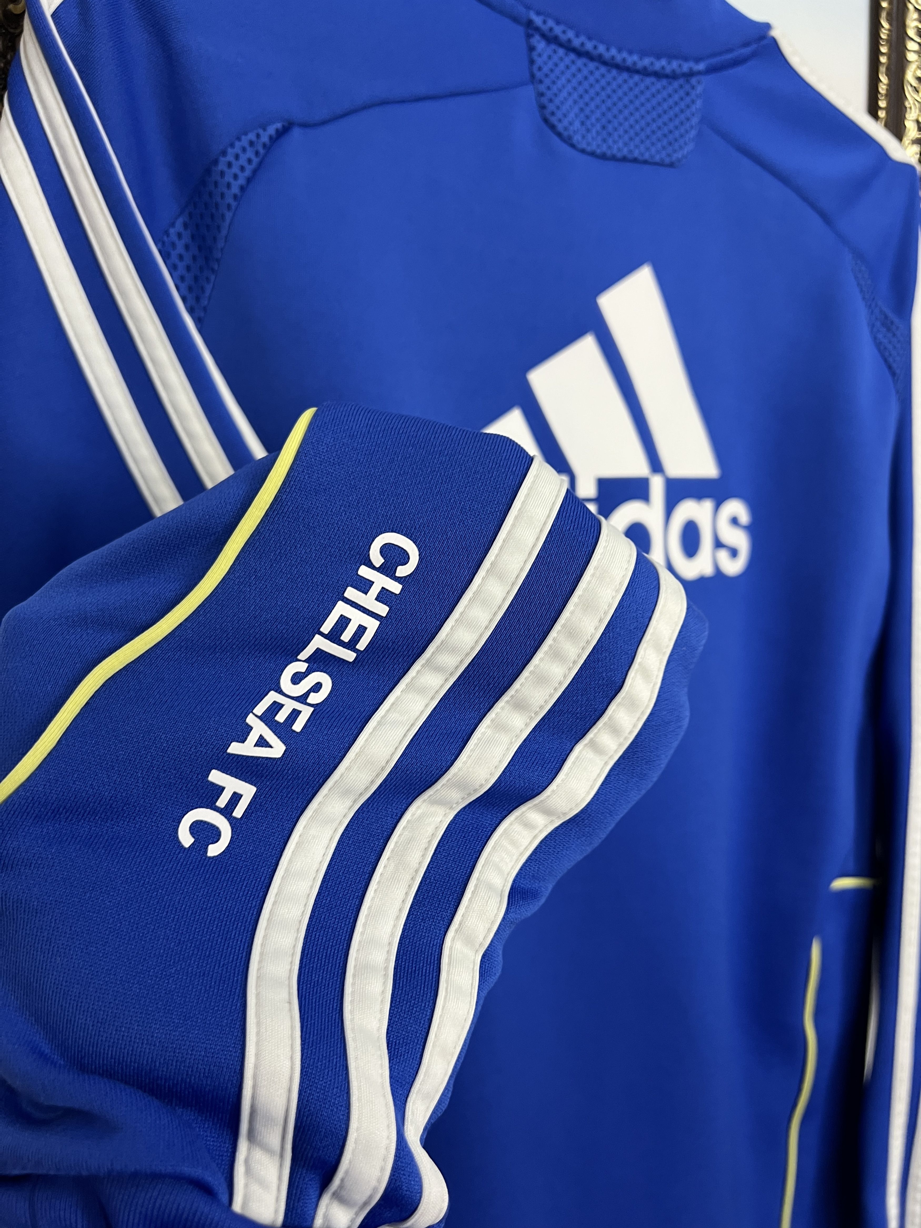 Adidas Chelsea Player Issue Football Train Sweatshirt Track Top Size US M / EU 48-50 / 2 - 11 Thumbnail