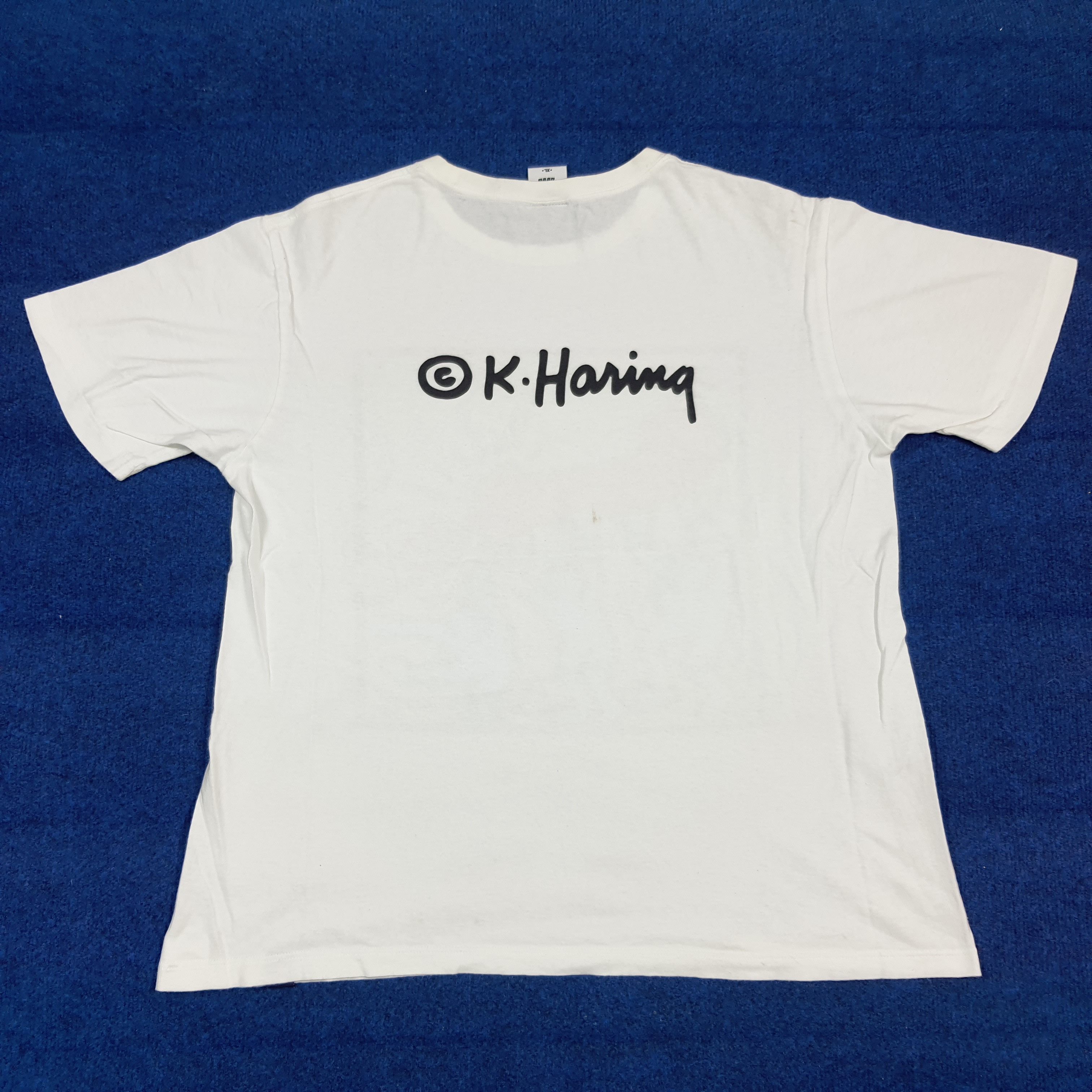 Keith Haring Vintage Keith Haring Doodle Art Streetwear Tshirt C294N78 Size US XL / EU 56 / 4 - 4 Thumbnail