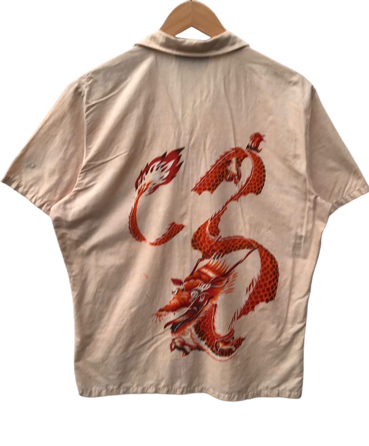 Ocean Pacific Vintage Ocean Pacific Dragon Print Surf Skates Button Shirt Size US L / EU 52-54 / 3 - 8 Thumbnail