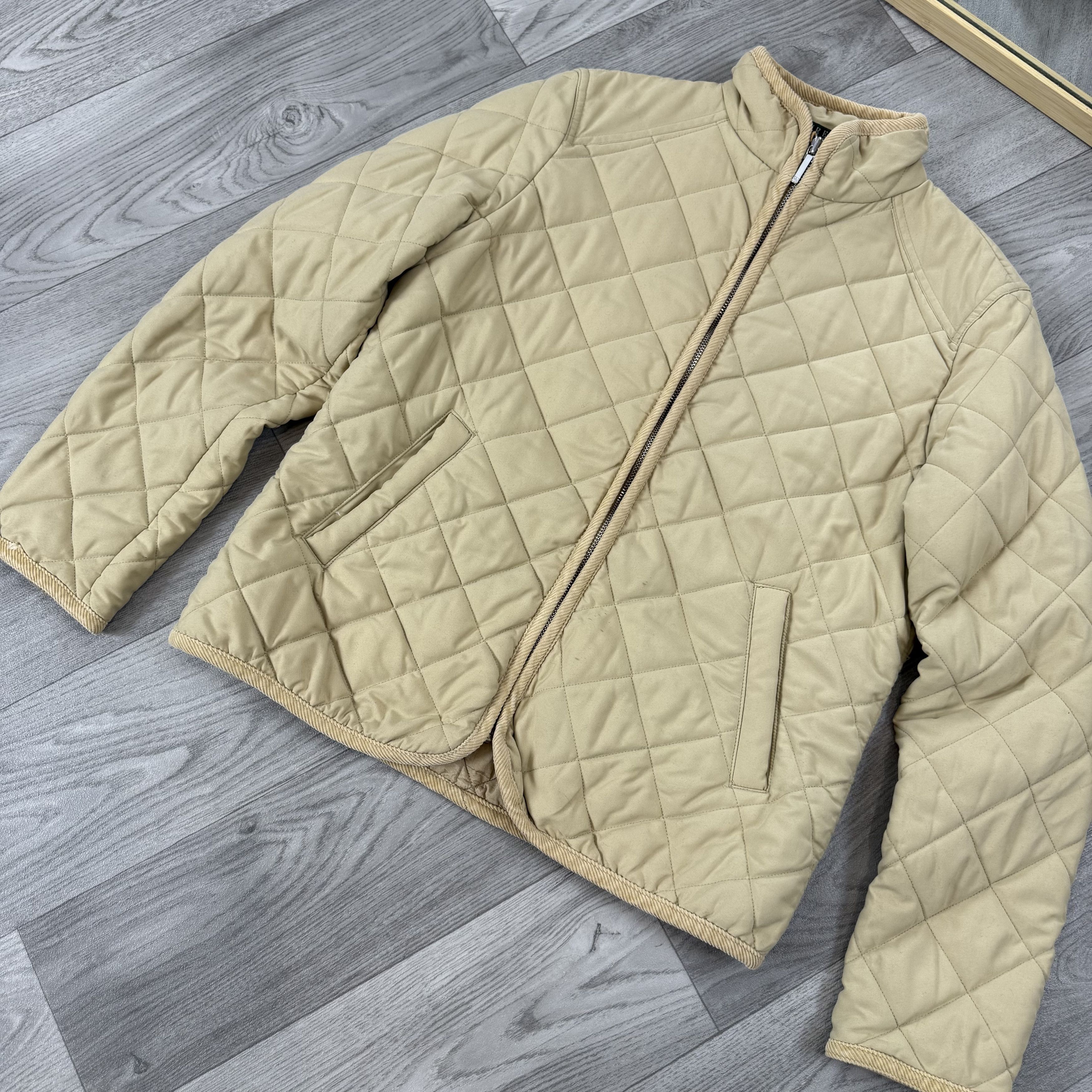 Lauren Ralph Lauren Vintage Lauren Ralph Lauren Women's Beige Quilted Jacket Size M / US 6-8 / IT 42-44 - 6 Thumbnail