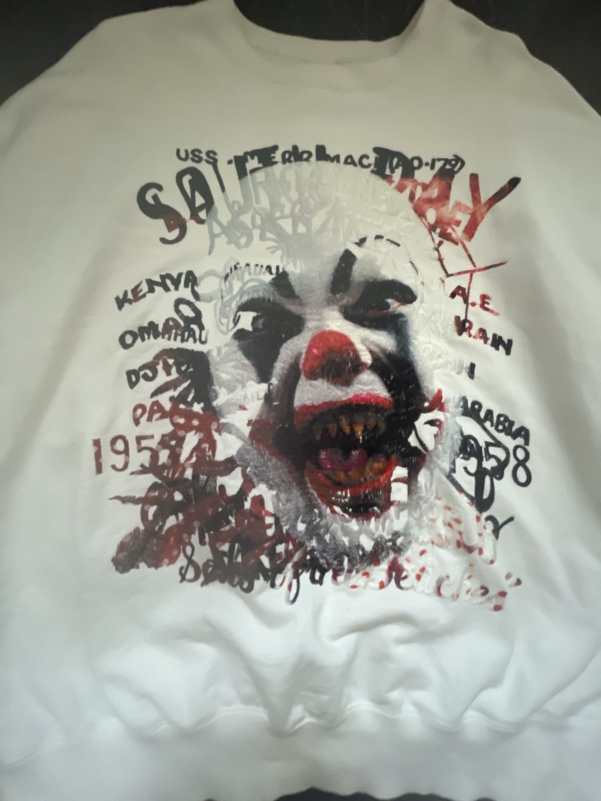 Doublet Doublet '“Horror Embroidery” Sweatshirt' | Grailed