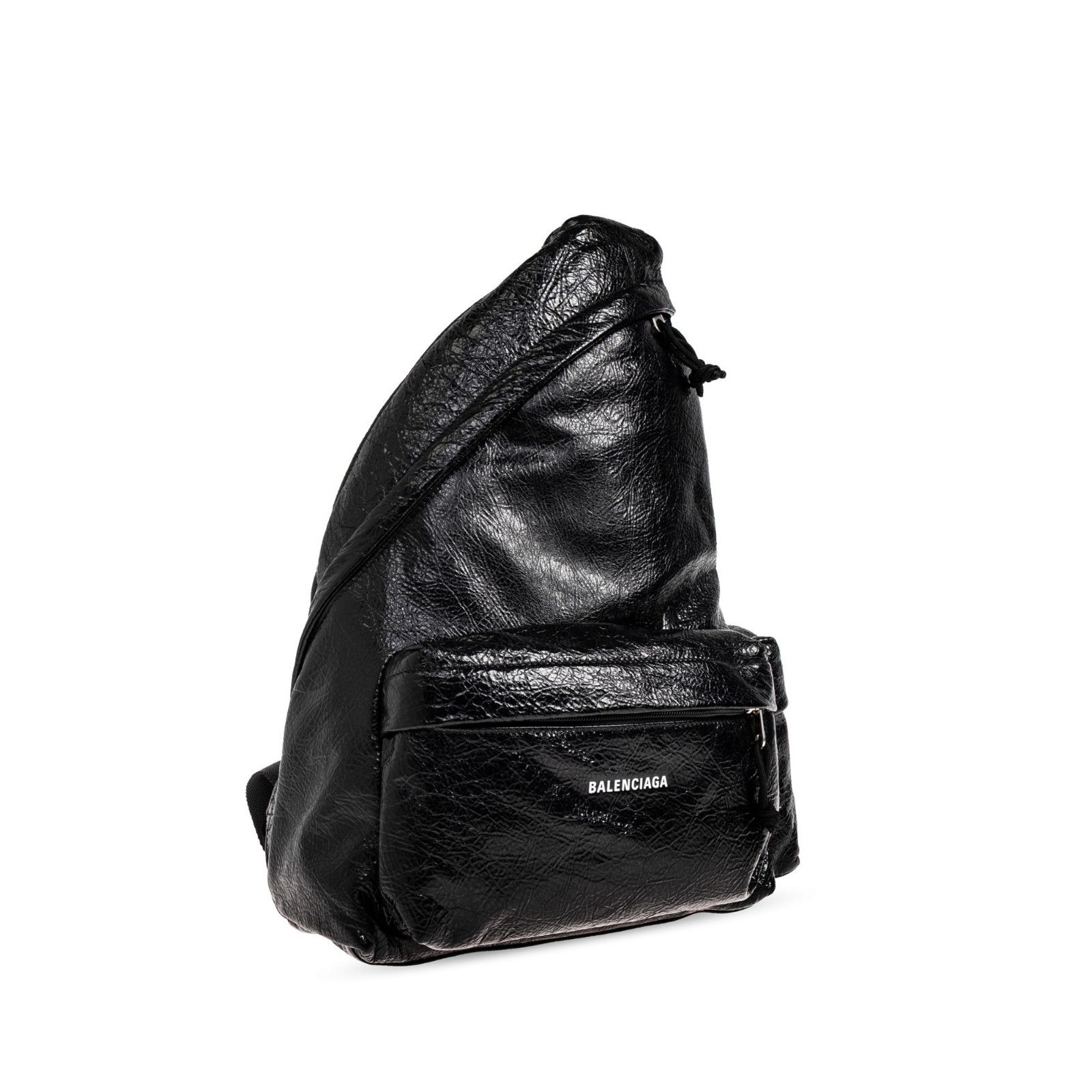 Balenciaga BALENCIAGA Explorer Black Leather Backpack New & Authentic Size ONE SIZE - 3 Thumbnail