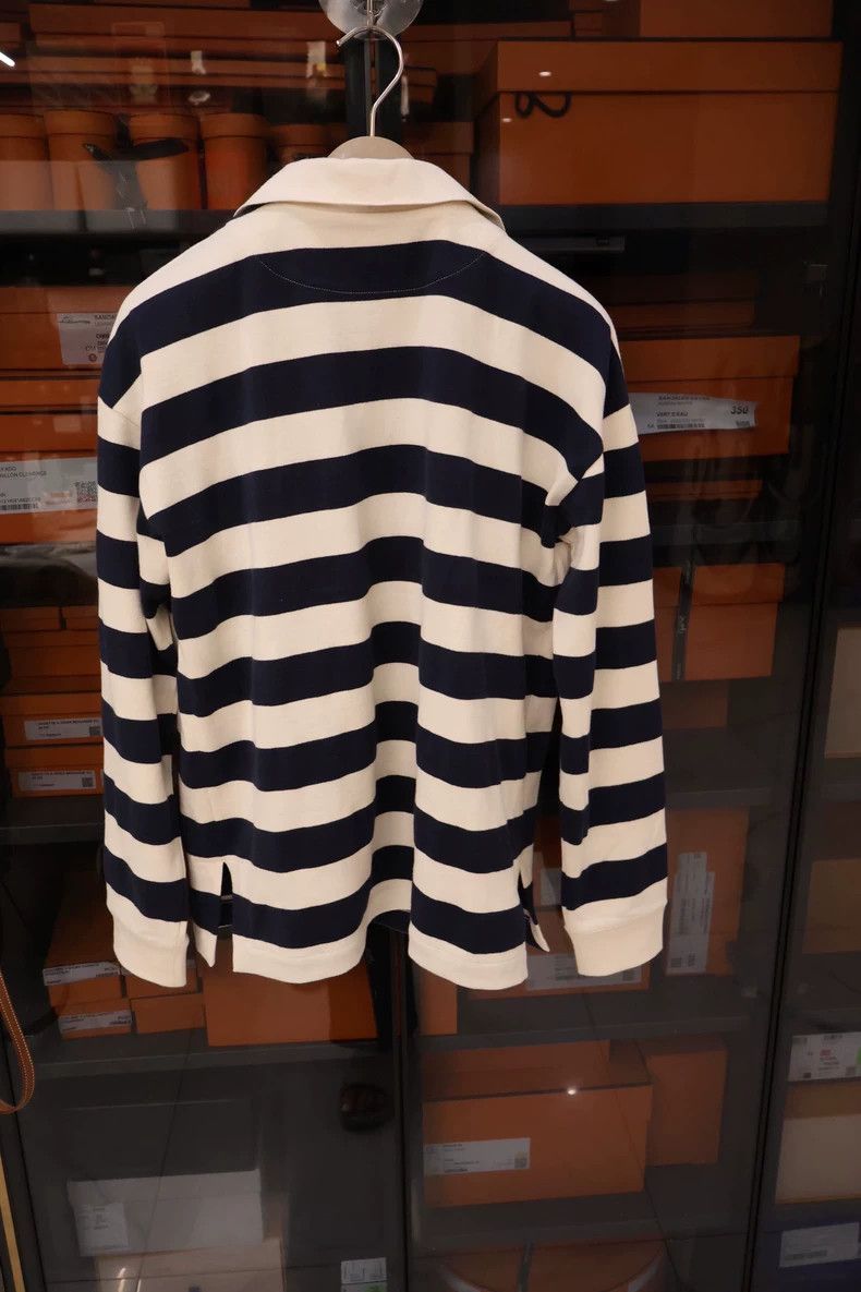 Loro Piana LORO PIANA Navy striped jacket Size S / US 4 / IT 40 - 6 Thumbnail