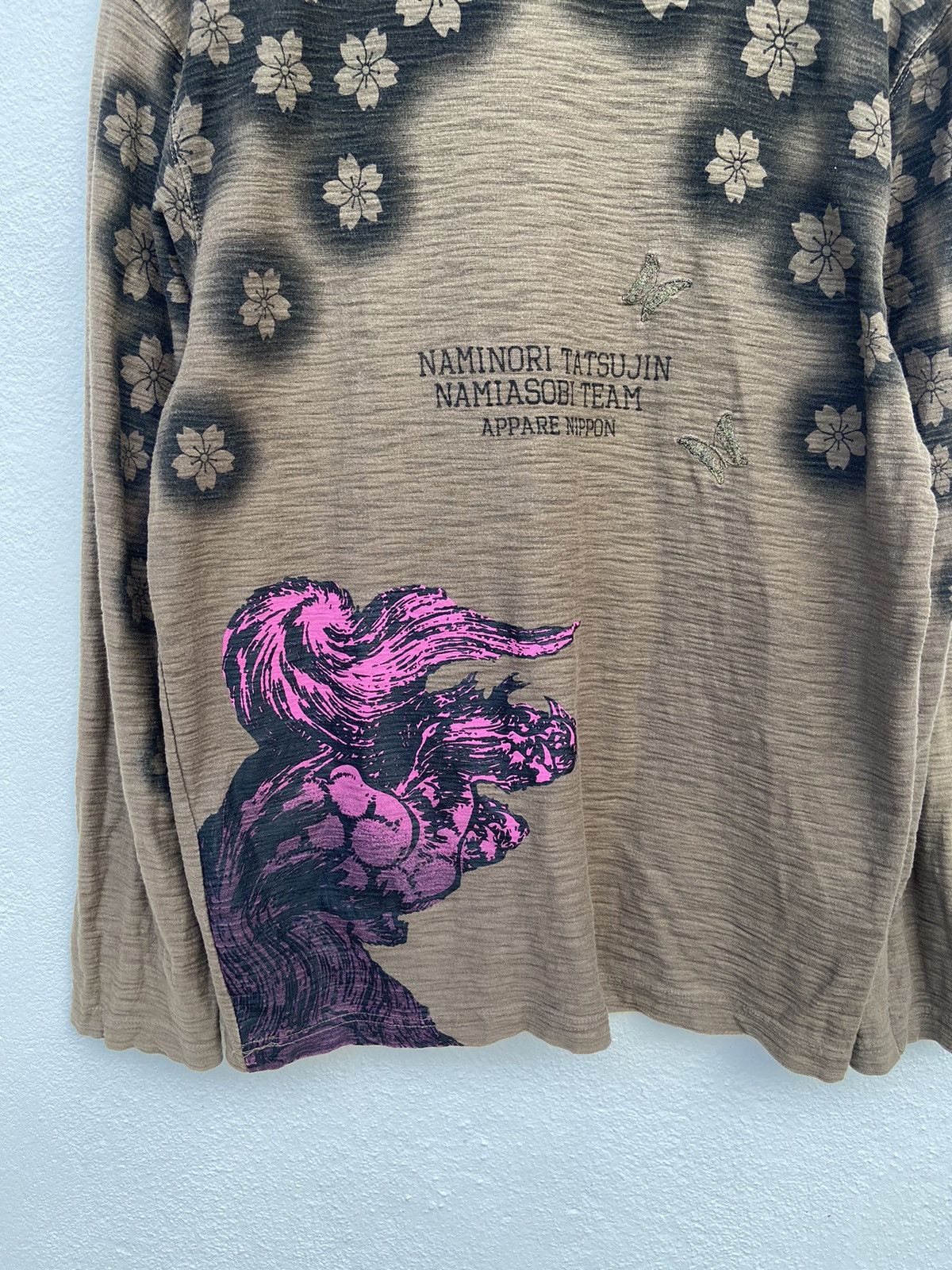 Japanese Brand 🔥 Naminori TAtsujin Namiasobi team t shirt long sleeve Size US L / EU 52-54 / 3 - 5 Thumbnail