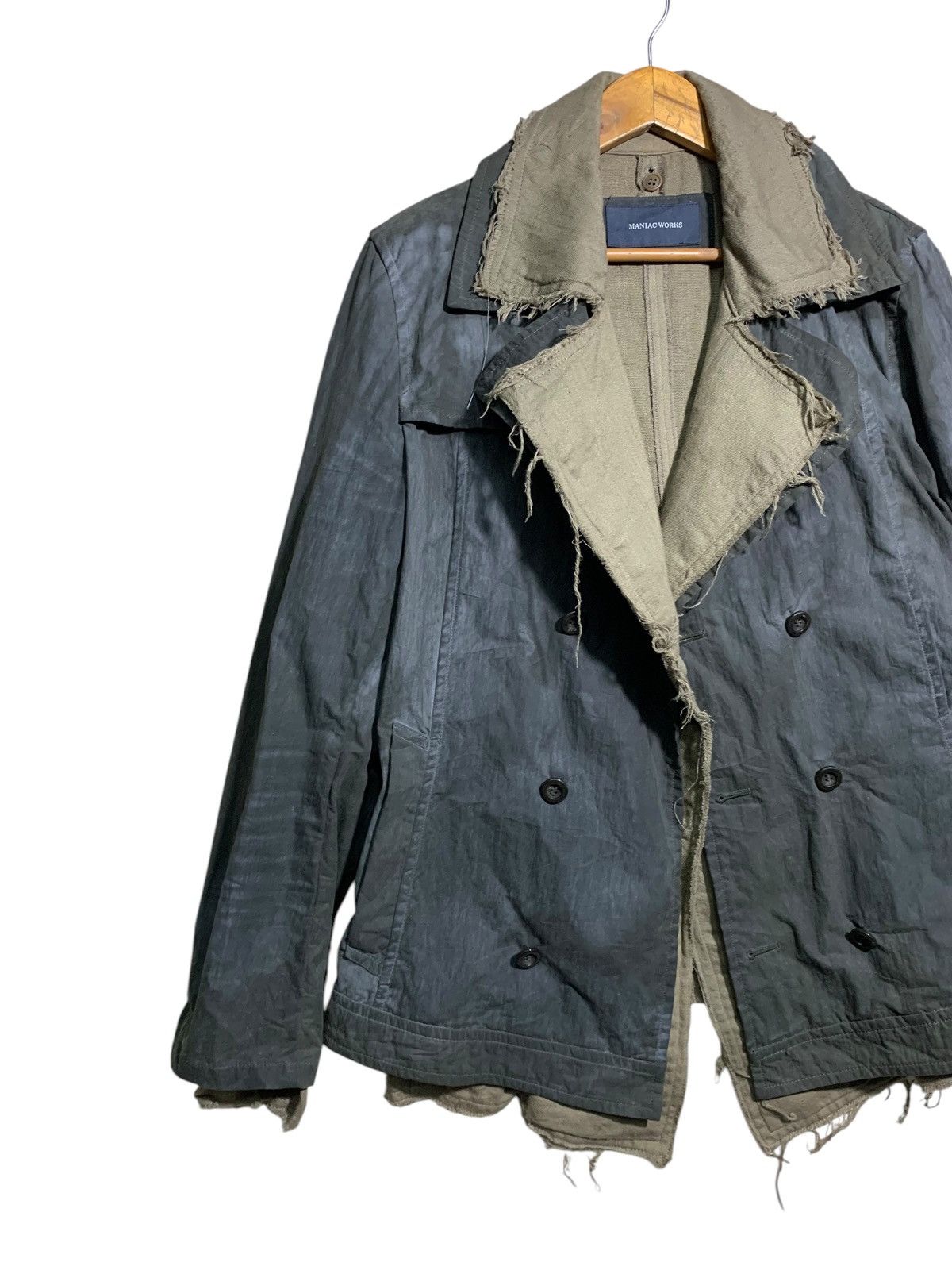 Le Grande Bleu (L.G.B.) 🔥MANIAC WORKS DOUBLE LAYER JACKETS WAXED Size US L / EU 52-54 / 3 - 2 Thumbnail