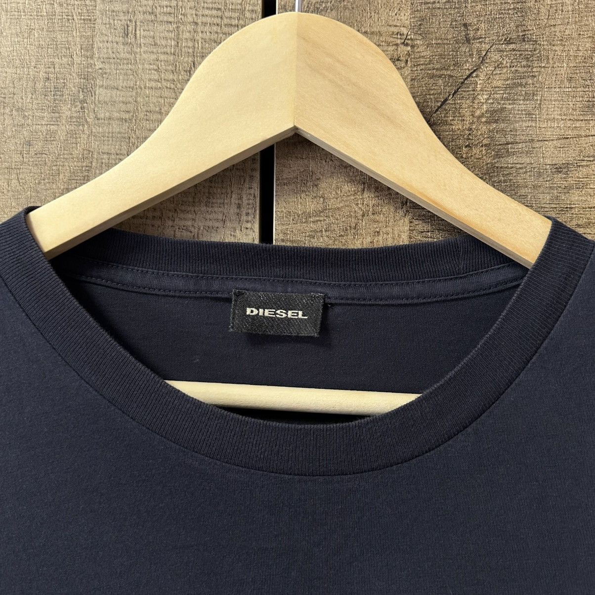 Balenciaga × Diesel × Japanese Brand Vintage Japanese Style Diesel T-shirts Big Logo Indigo Blue Size US L / EU 52-54 / 3 - 6 Thumbnail