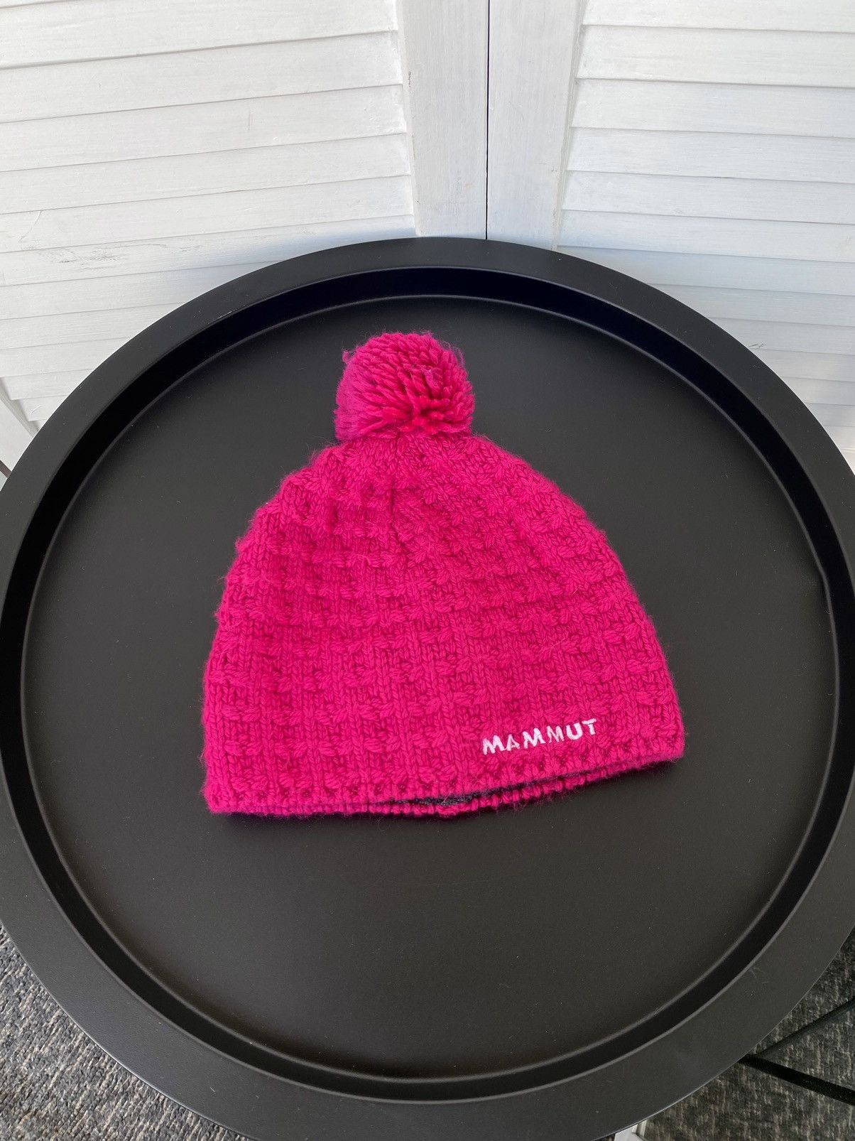 Mammut Mammut Beanie Hat Knit Pom Pom Lined Thermal Winter Outdoor Size ONE SIZE - 1 Thumbnail