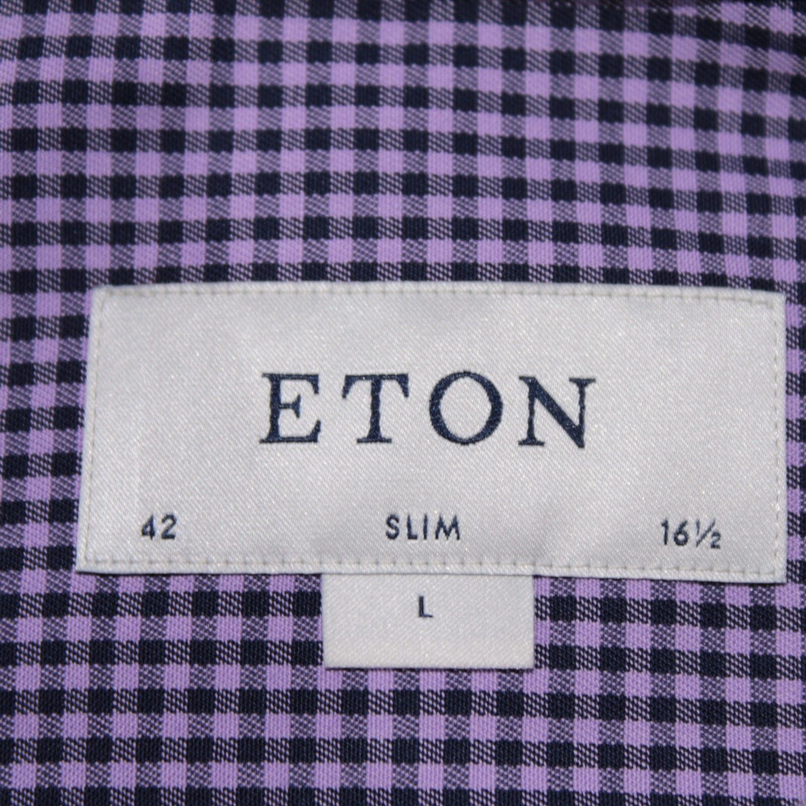Eton Eton New with tags Shirt Size L US In Purple Size US L / EU 52-54 / 3 - 8 Thumbnail