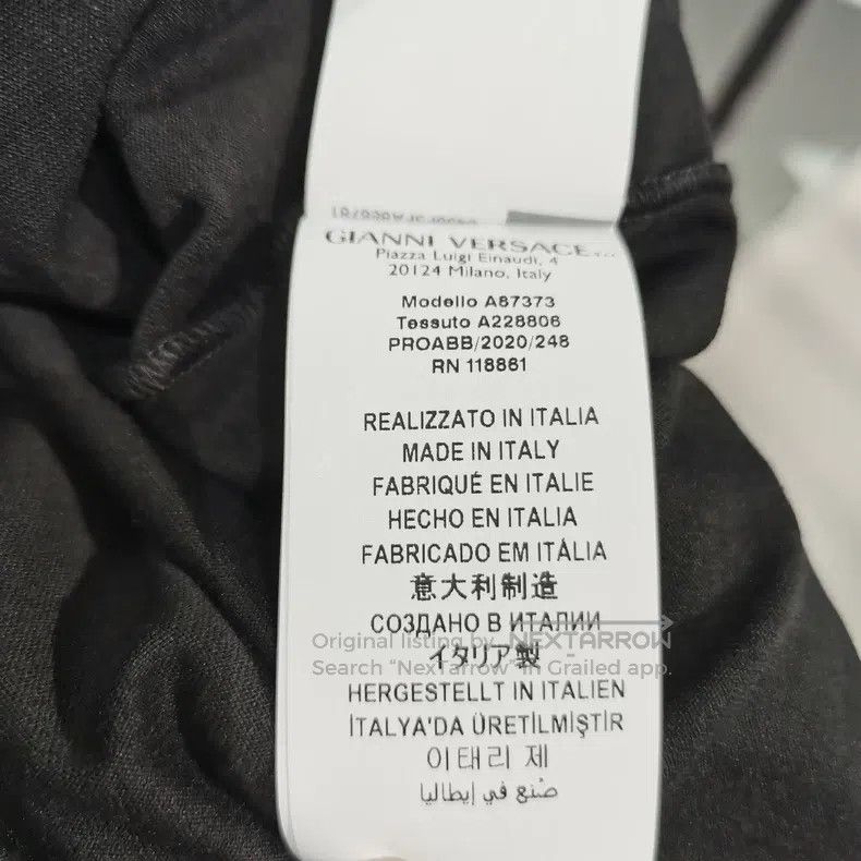 Versace Versace Black men's embroidered print casual short-sleeved Size US S / EU 44-46 / 1 - 6 Thumbnail