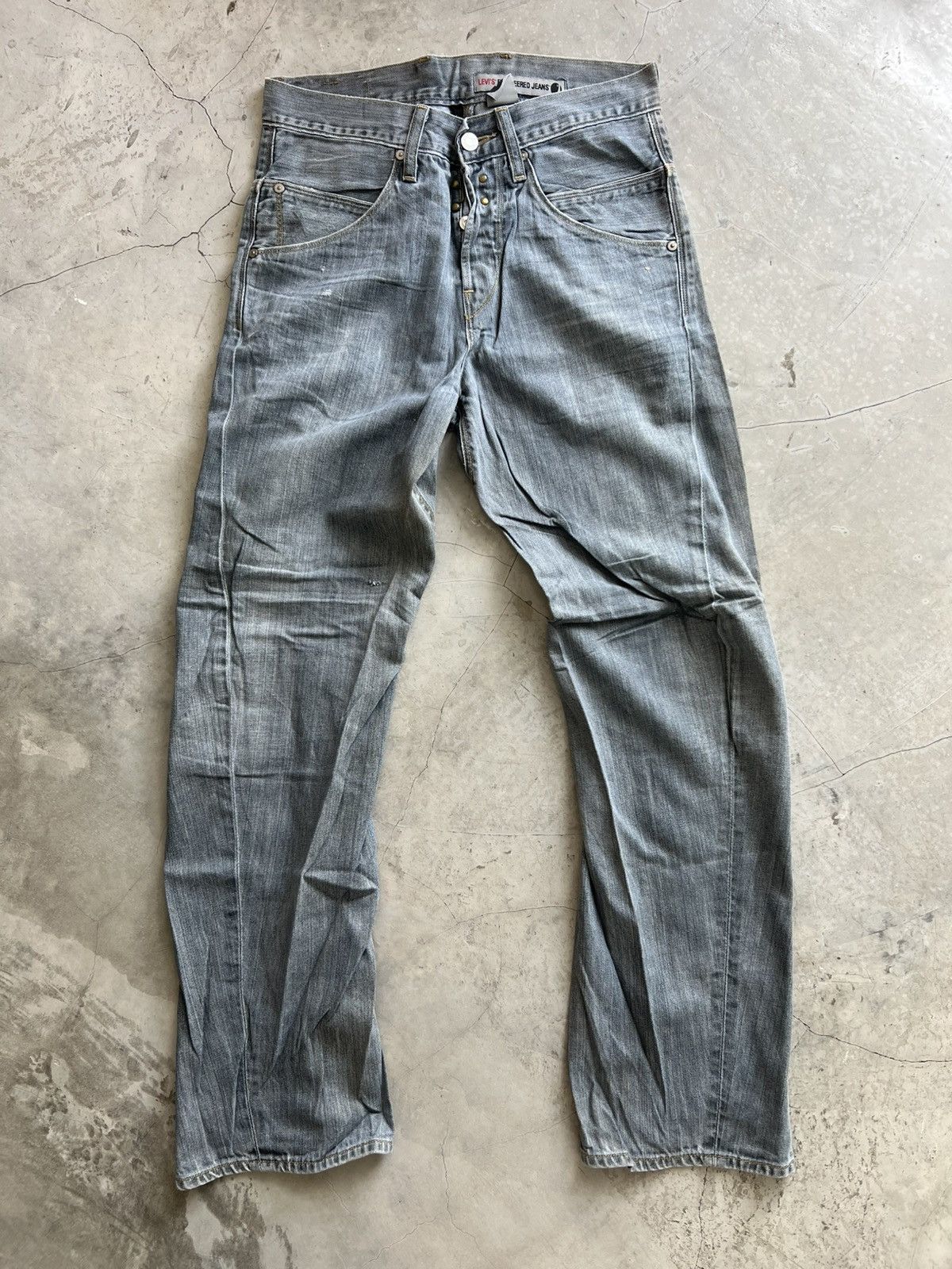 Levi's Levis Engineered Jeans Buckle Back Tag W28 Actual 30x29 Size US 28 / EU 44 - 1 Thumbnail