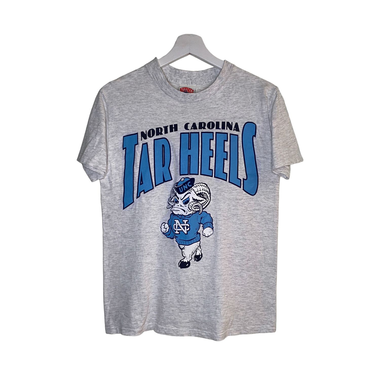 Vintage Vintage 90s North Carolina Tar Heels Nutmeg Mascot Tee Size US M / EU 48-50 / 2 - 1 Thumbnail