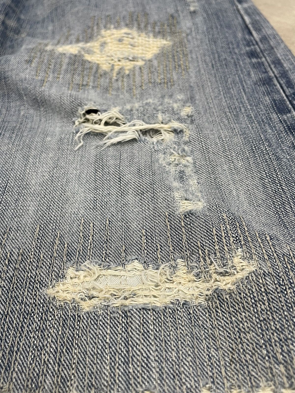 Edwin Edwin XV Vintage Distressed Denim (AE19) Size US 33 - 11 Thumbnail