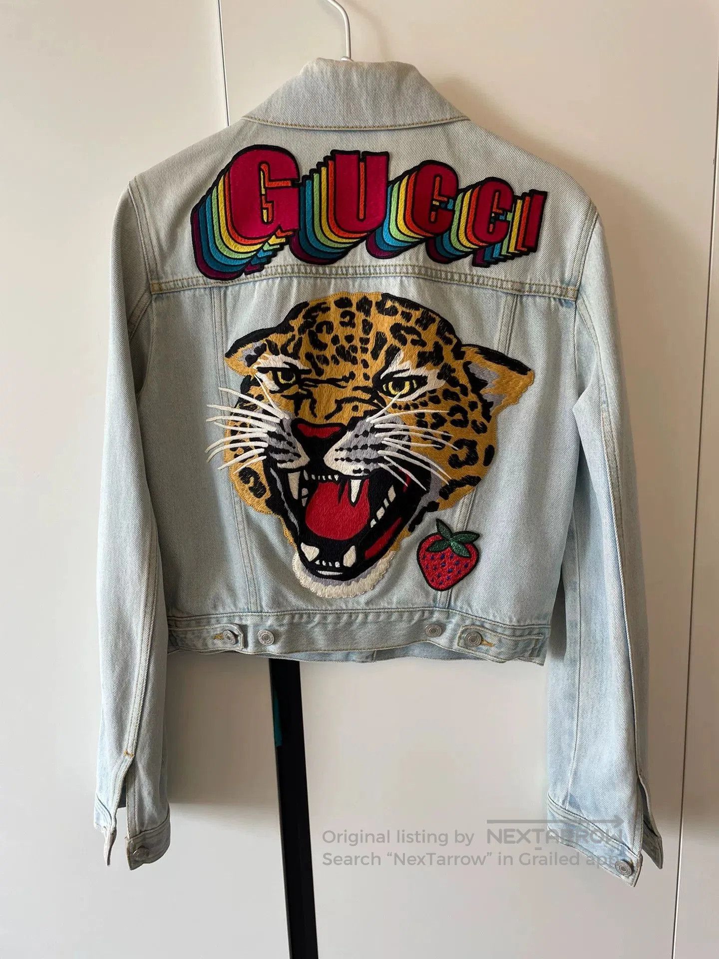 Gucci Gucci Distressed Blue Denim Jacket. Size S / US 4 / IT 40 - 1 Thumbnail