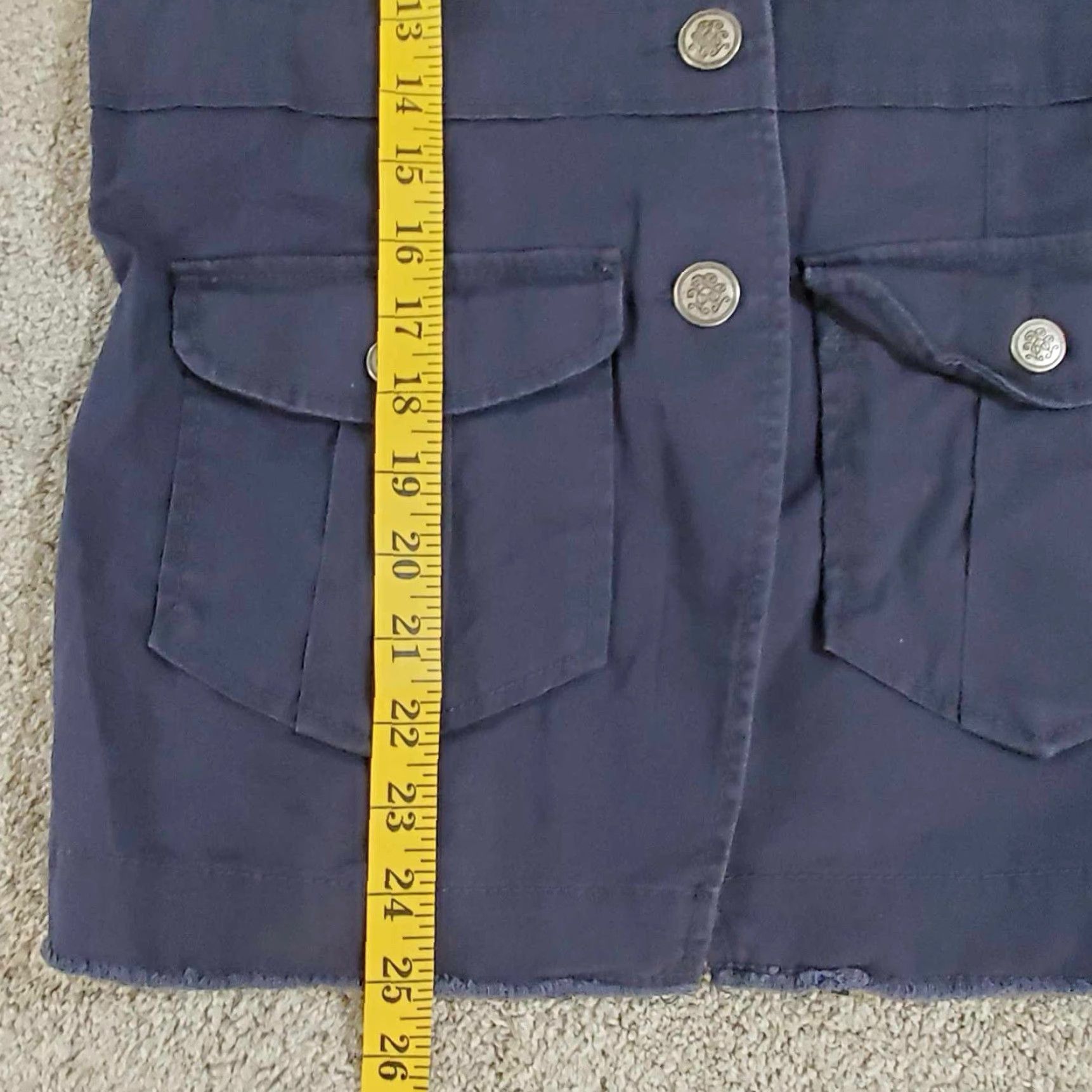 Jessica Simpson VINTAGE Jessica Simpson Jacket Women M Blue Basic Jacket Size M / US 6-8 / IT 42-44 - 7 Thumbnail