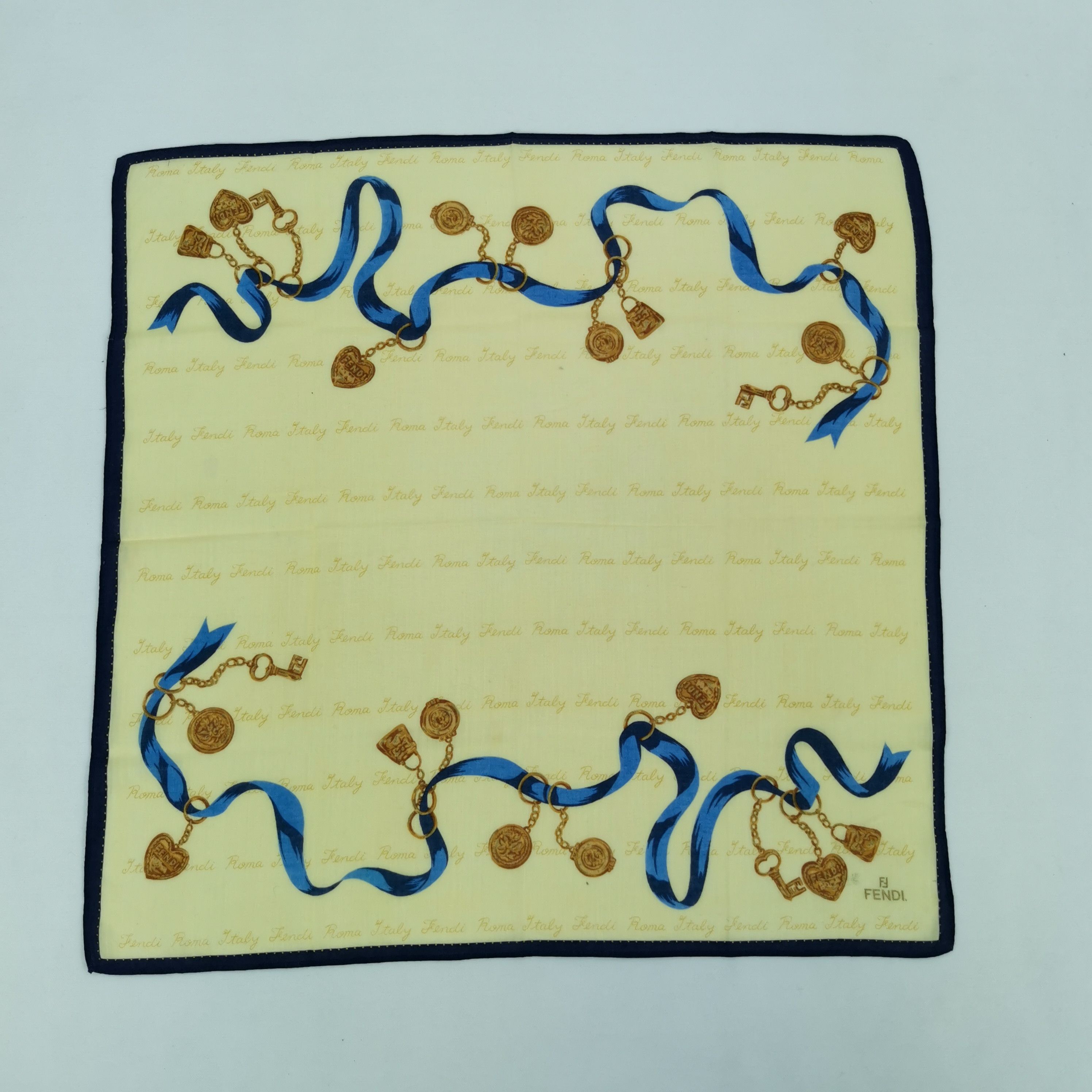 Japanese Brand × Vintage Vintage Fendi Handkerchief Neckerchief Bandana Size ONE SIZE - 2 Thumbnail