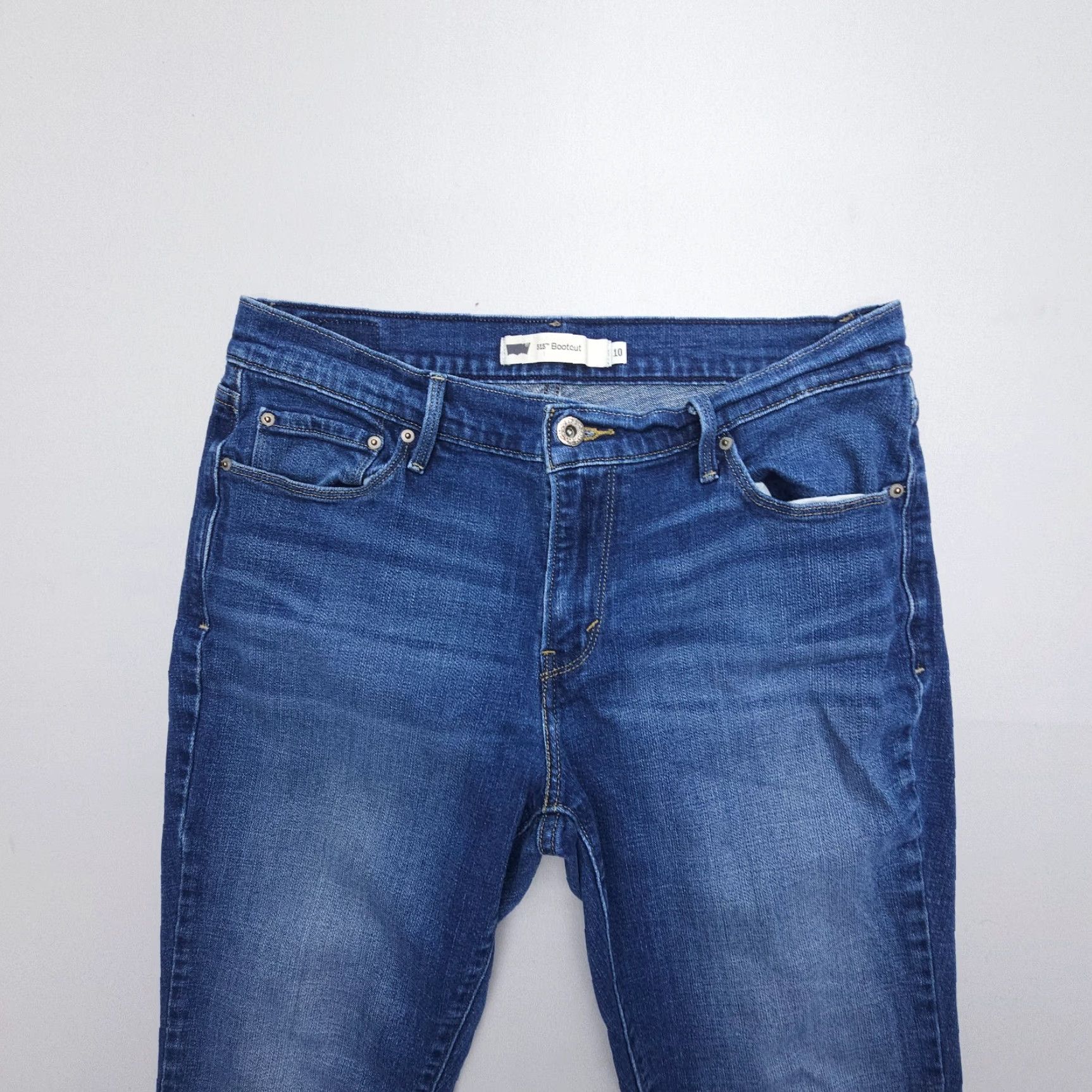 Levi's Levi's 515 Jeans Women Bootcut Denim Dark Wash Mid Rise Size 10 Stretch 5-Pocket Size 32" / US 10 / IT 46 - 4 Thumbnail