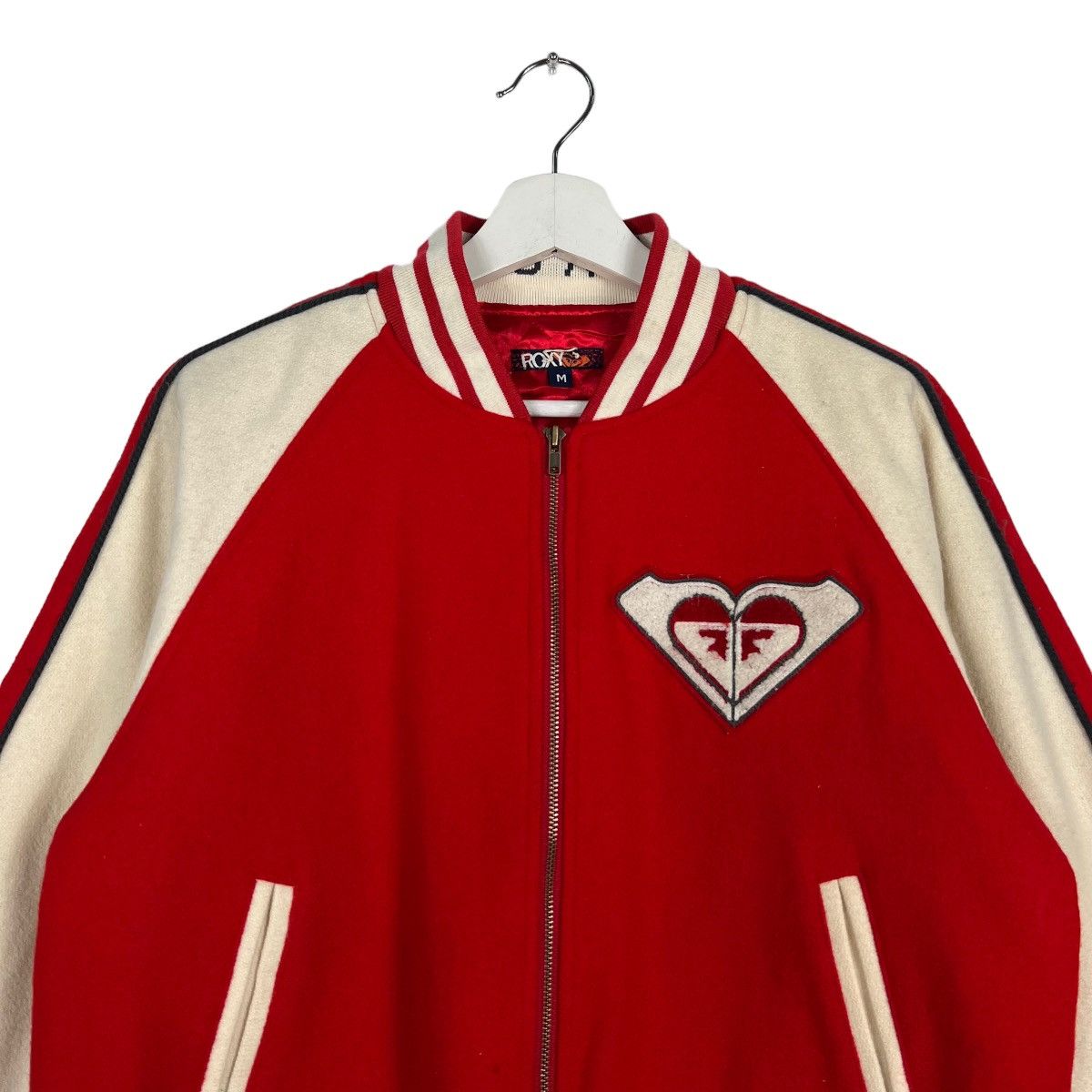 Other 🔥 VINTAGE ROXY VARSITY BOMBER JACKET Size US S / EU 44-46 / 1 - 4 Thumbnail