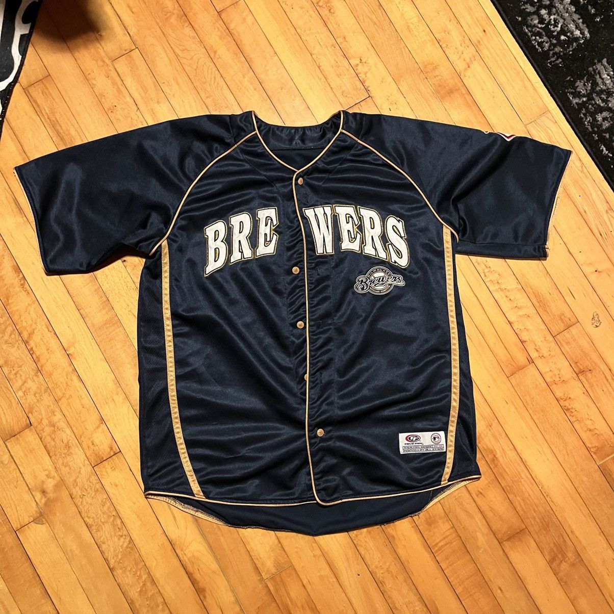 MLB Vintage mikwaukee brewers jersey Size US XL / EU 56 / 4 - 1 Thumbnail