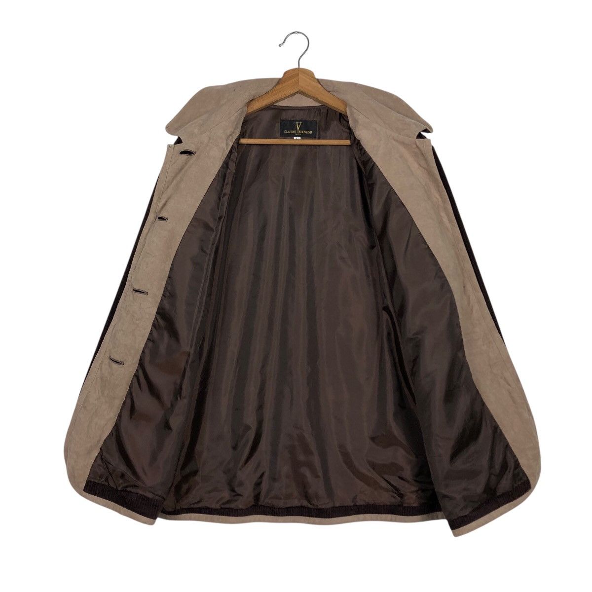 Japanese Brand 📌Vintage Button Jacket Claudio Valentino Paris Size US L / EU 52-54 / 3 - 14 Thumbnail