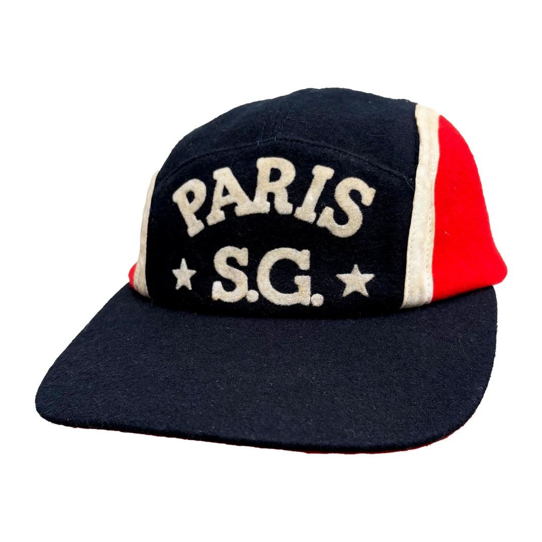 Vintage PSG Paris Saint-Germain 1980 80s Vintage Football Fan Cap Size ONE SIZE - 1 Thumbnail