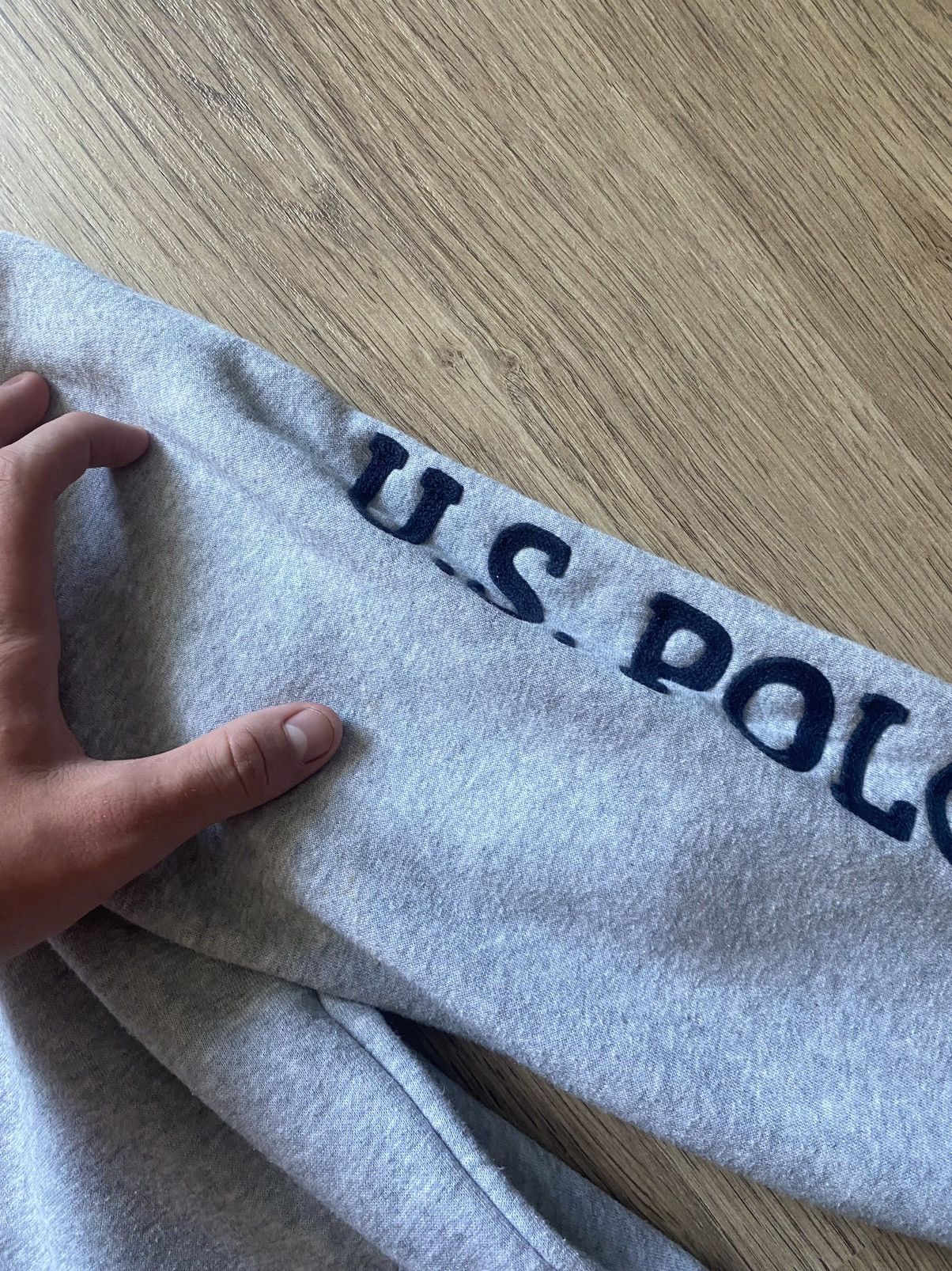 U.S. Polo Assn. × Vintage Chief Keef zip sweatshirt grey USA Size US L / EU 52-54 / 3 - 5 Thumbnail
