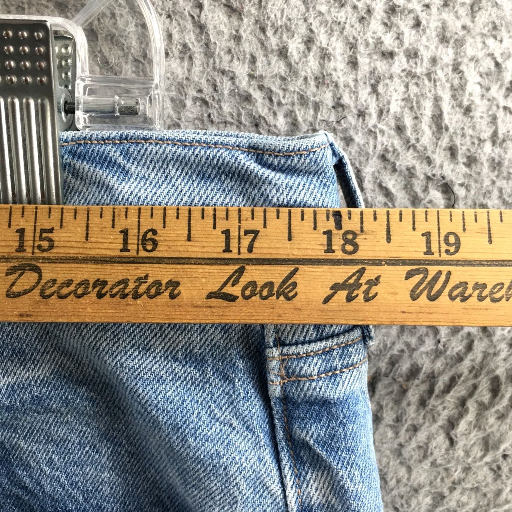 American Eagle Outfitters American Eagle Outfitters Straight Jeans Womens 14 Blue Mid Rise Denim 36x30 Regular Waist 5-Pocket Size 36" / US 14 / IT 50 - 6 Thumbnail