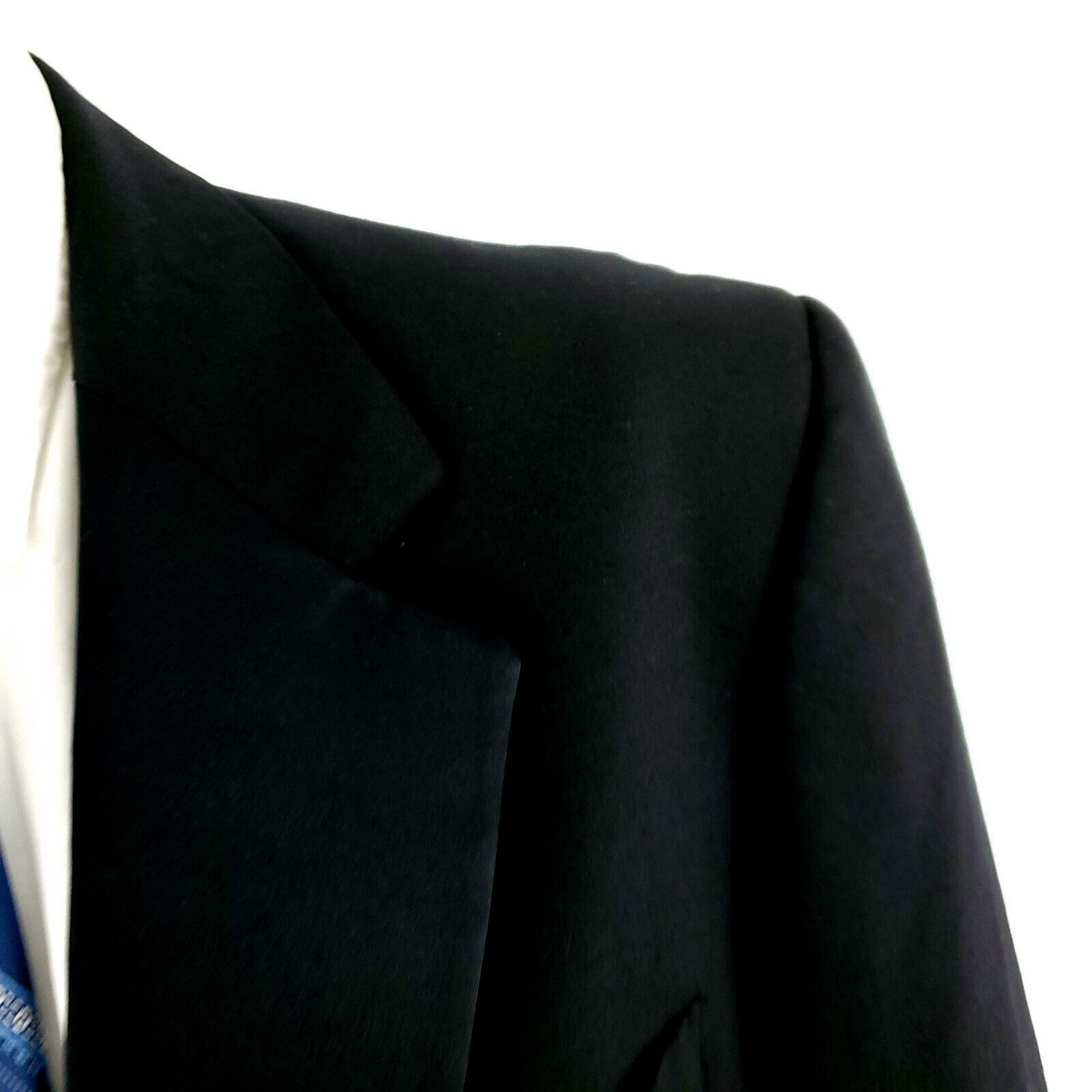 Vintage Cricketeer Wool 1 Felt Button Tuxedo Jacket 40R Black Size 40R - 2 Thumbnail