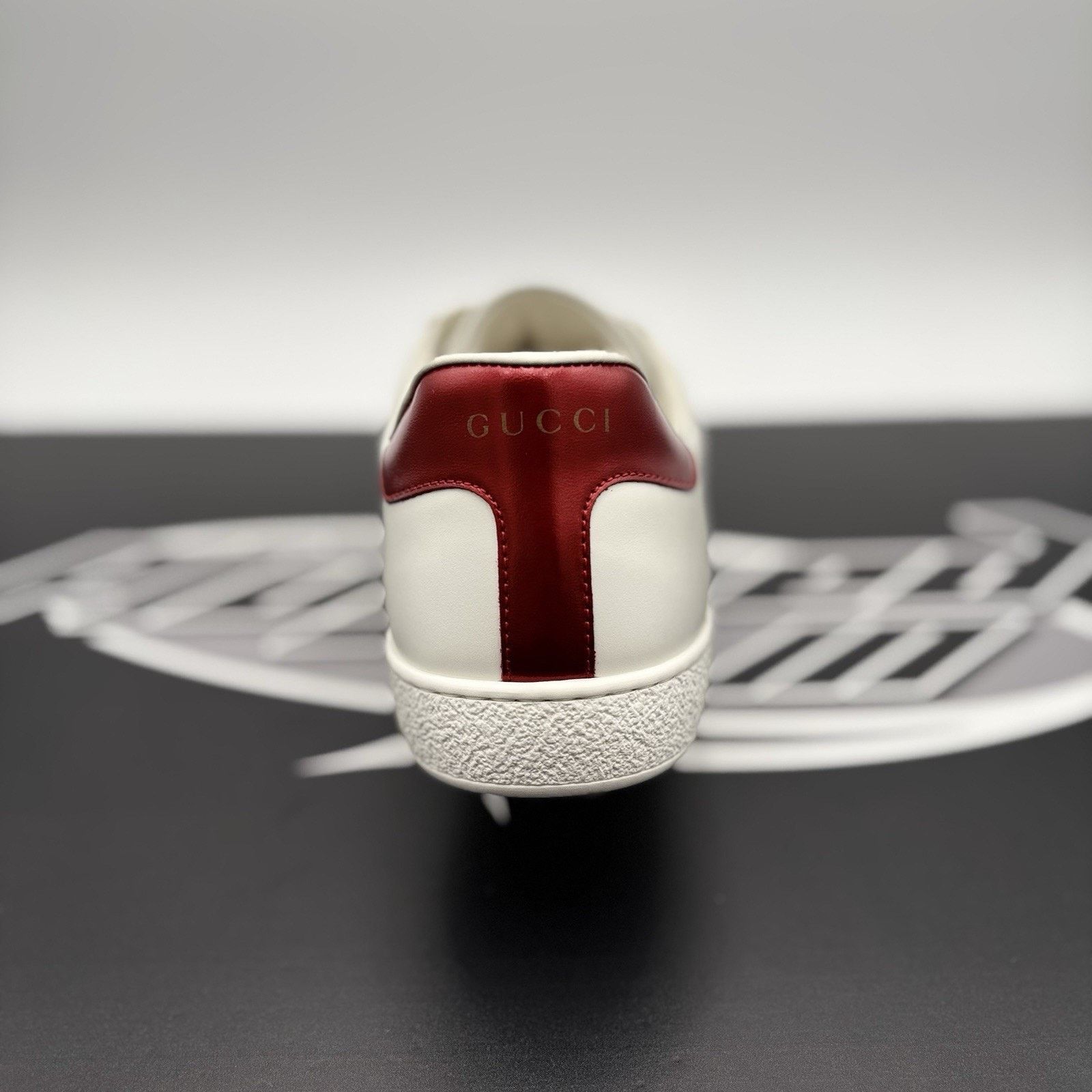 Gucci Gucci Ace Leather With Strap ‘ White ’ | NEW! Size US 9 / EU 42 - 3 Thumbnail