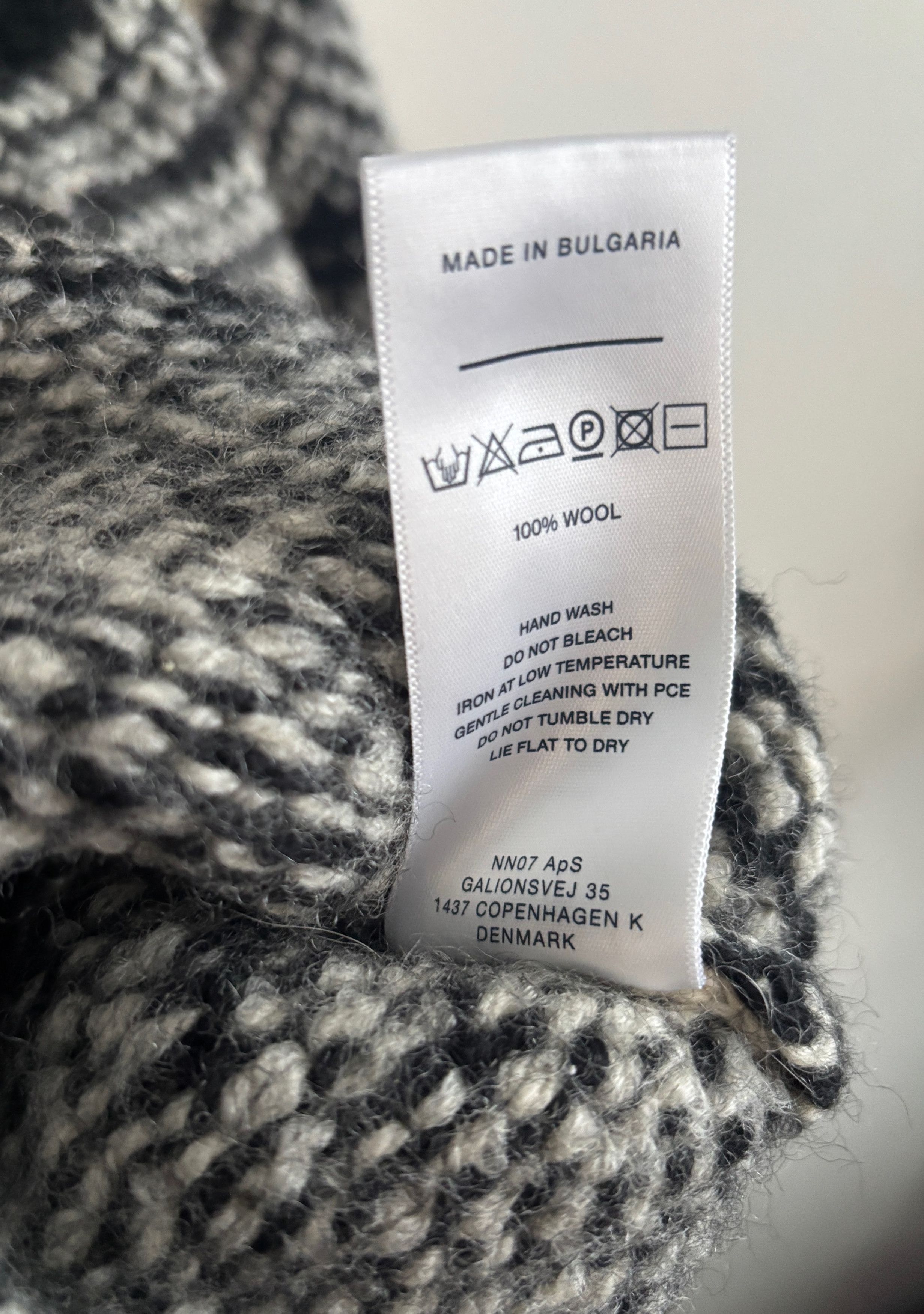 NN07 $265 Nordic Wool Fairisle Ecru Turtleneck Sweater- S/M Size US S / EU 44-46 / 1 - 10 Thumbnail