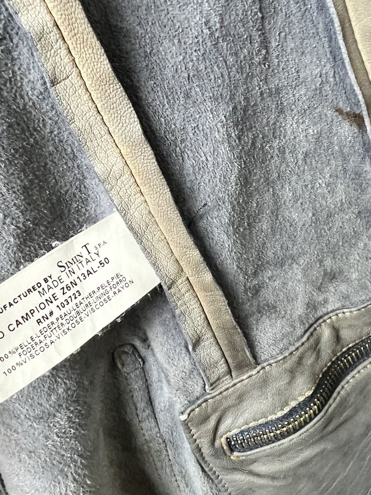 Giorgio Armani armani y2k patchwork leather jacket Size US M / EU 48-50 / 2 - 18 Thumbnail