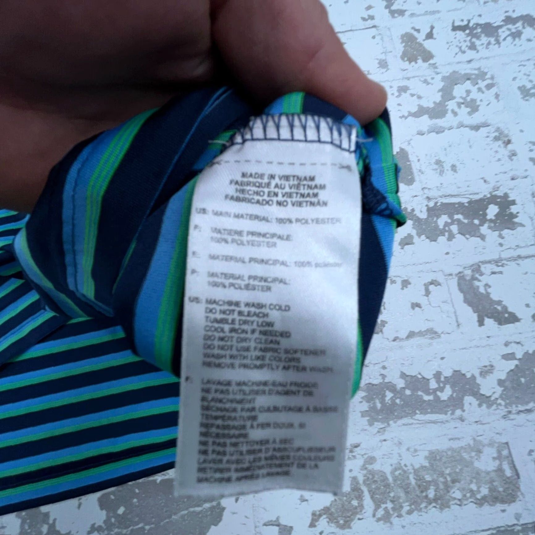 Adidas Adidas Polo Shirt Men XL Blue Green Striped Performance Golf Tennis ClimaCool Size US XL / EU 56 / 4 - 5 Thumbnail