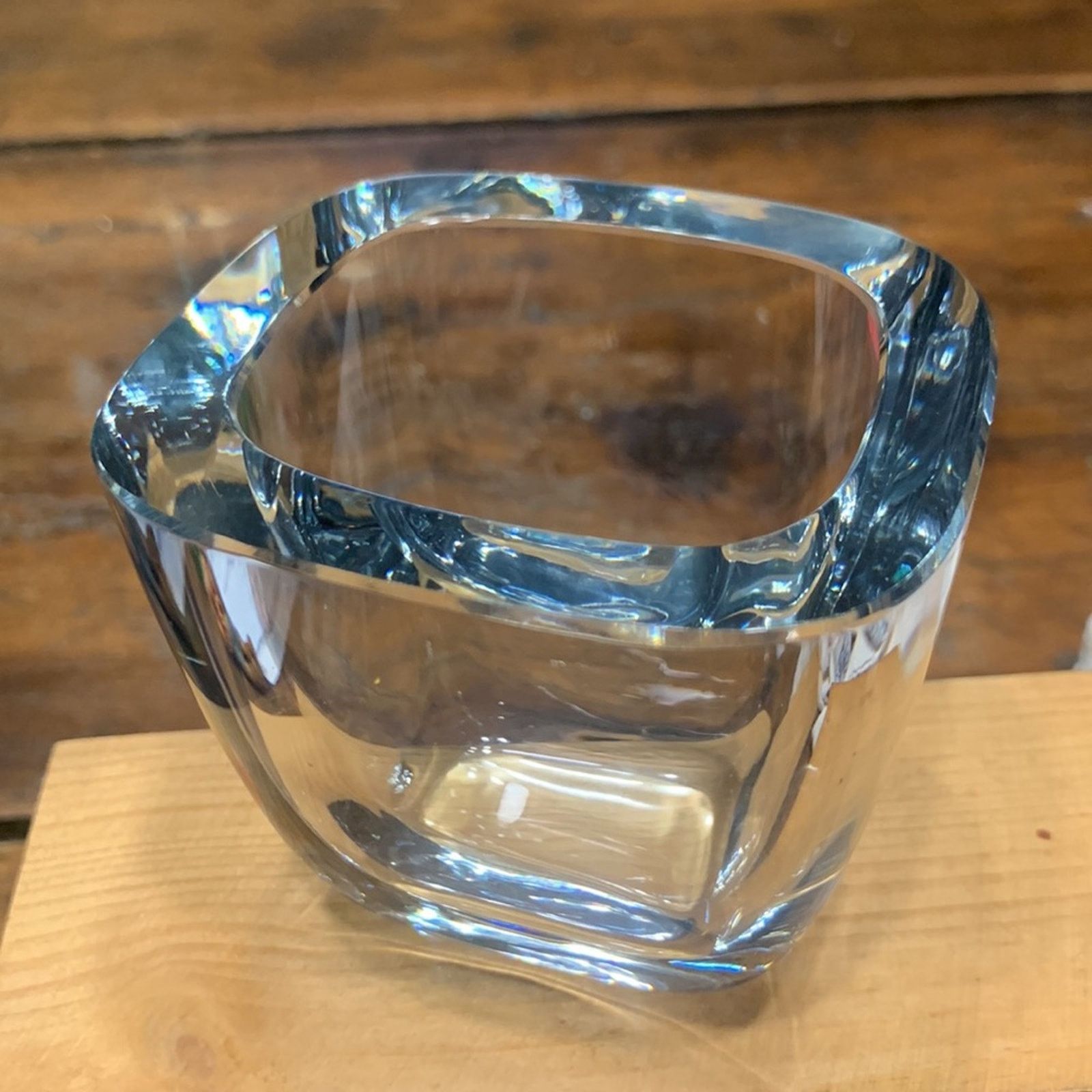 Vintage Sweden 30's-60's crystal glass bowl vase possibly Stromberg Size ONE SIZE - 1 Thumbnail