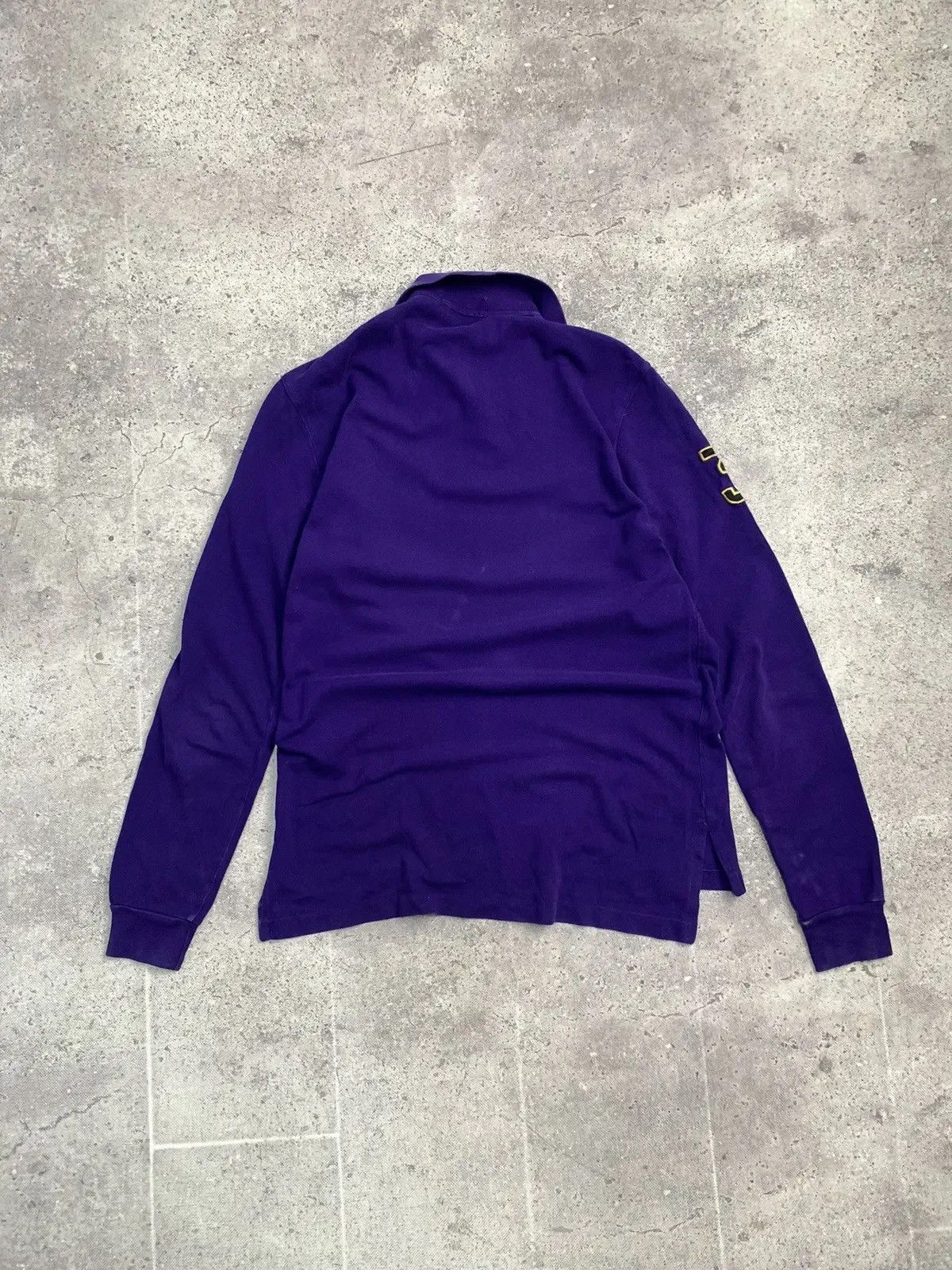 Polo Ralph Lauren Vintage Long sleeve Polo Ralph Lauren regby faded Size US M / EU 48-50 / 2 - 4 Thumbnail